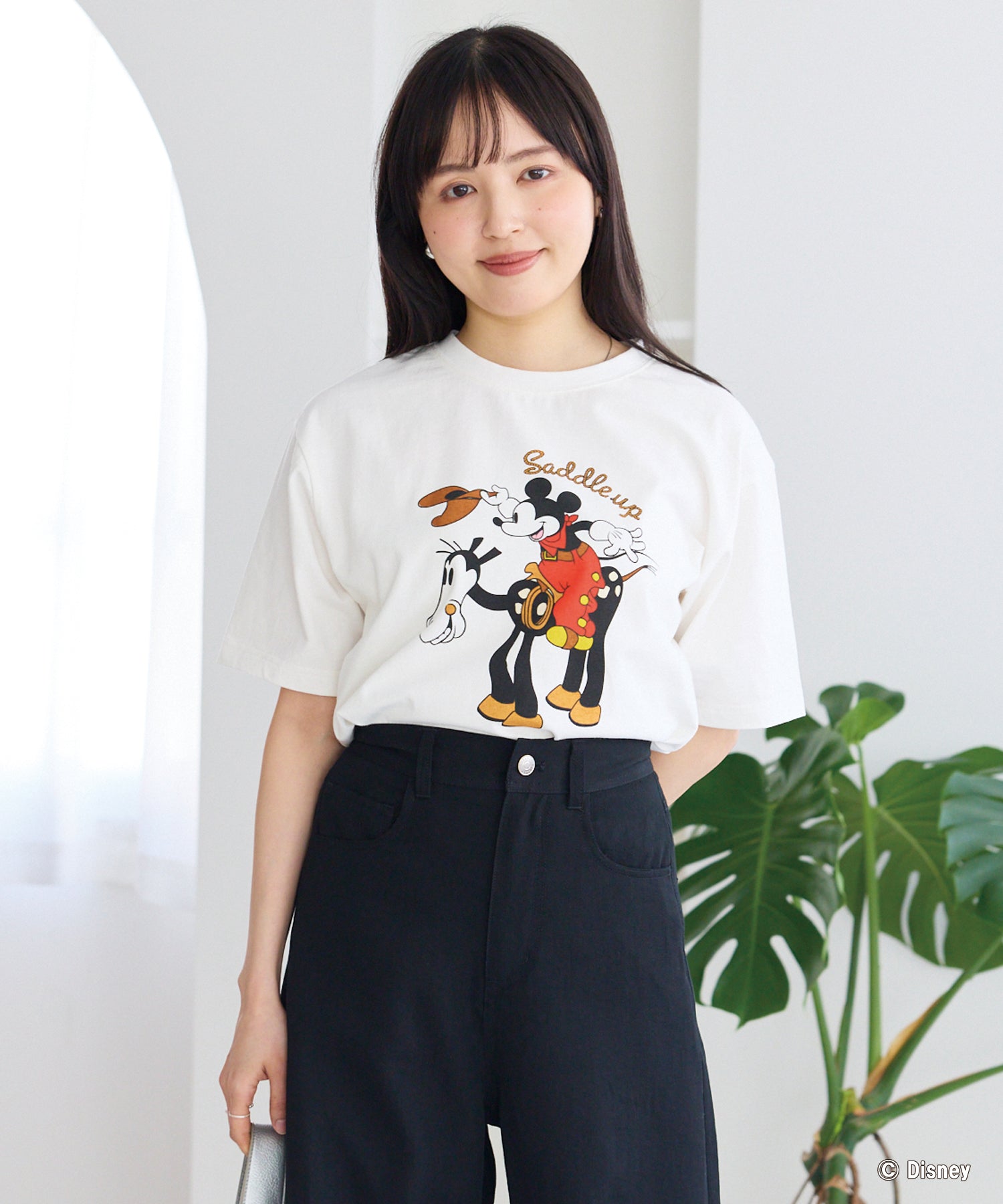 オフホワイト　model:163cm 着用サイズ:M