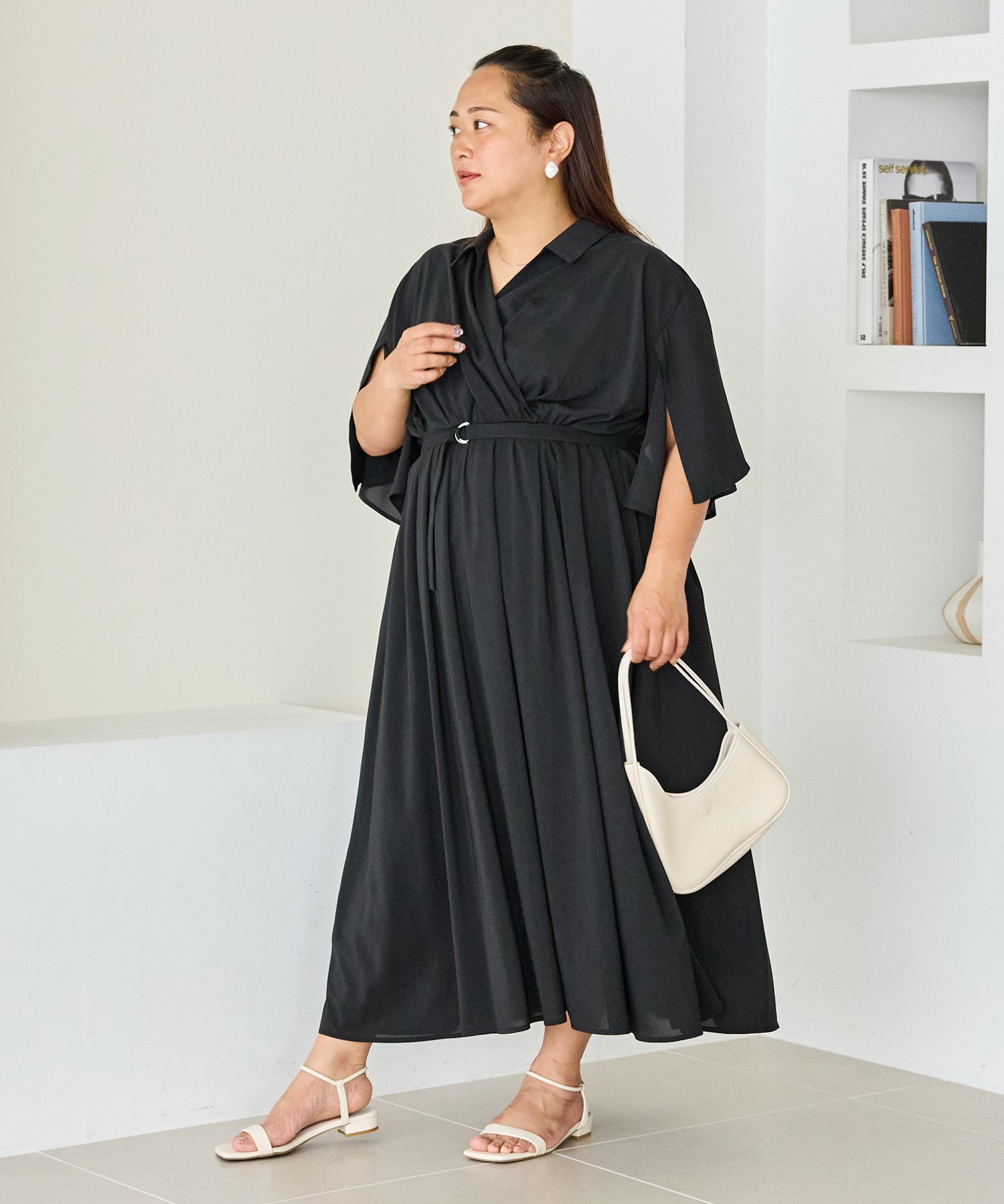 ブラック　model:161cm 着用サイズ:3L