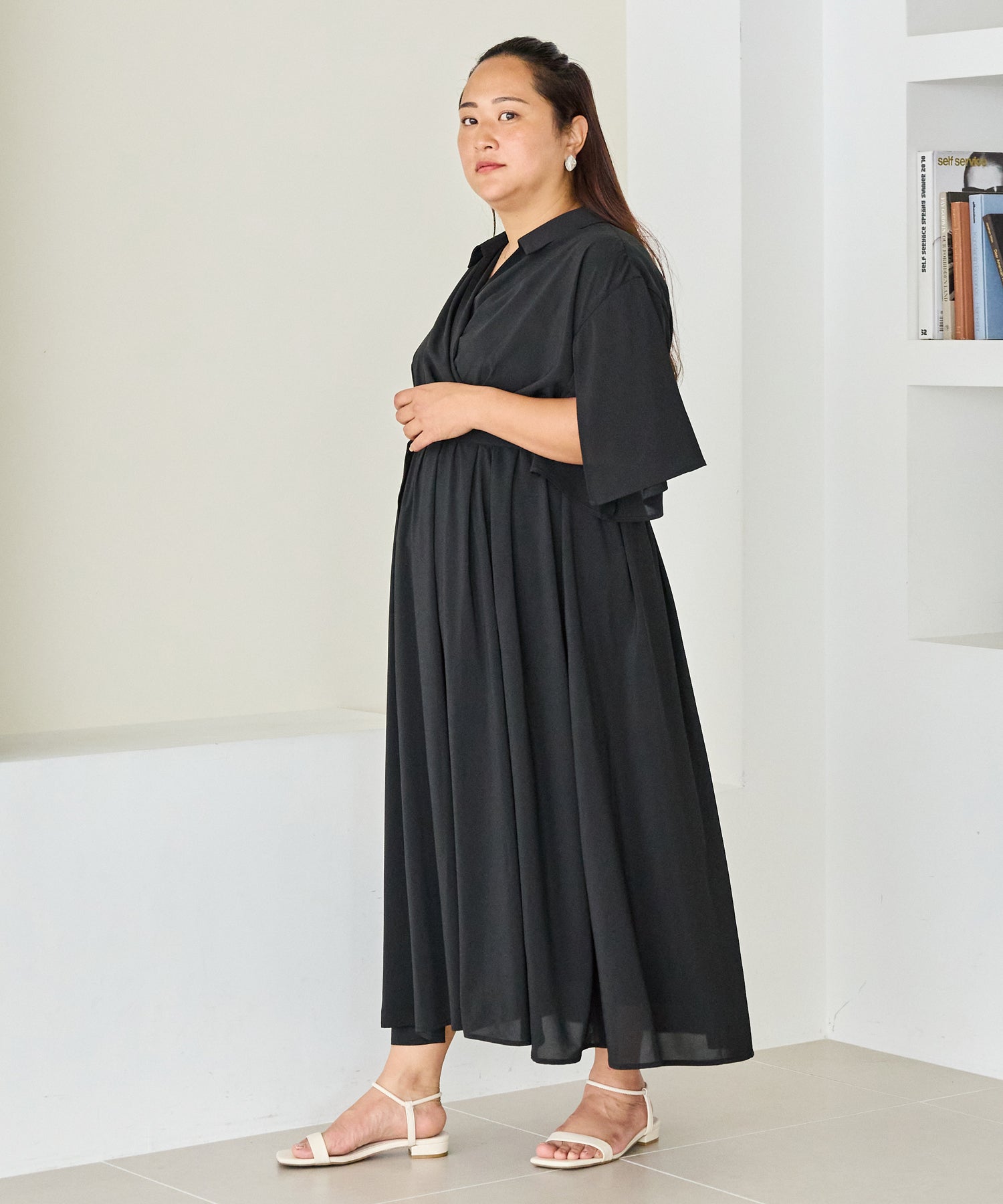 ブラック　model:161cm 着用サイズ:3L