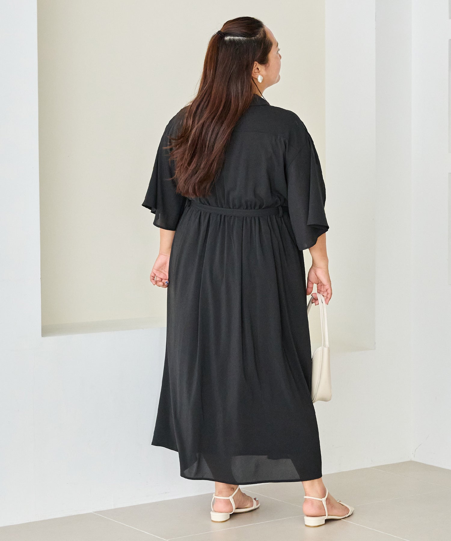 ブラック　model:161cm 着用サイズ:3L