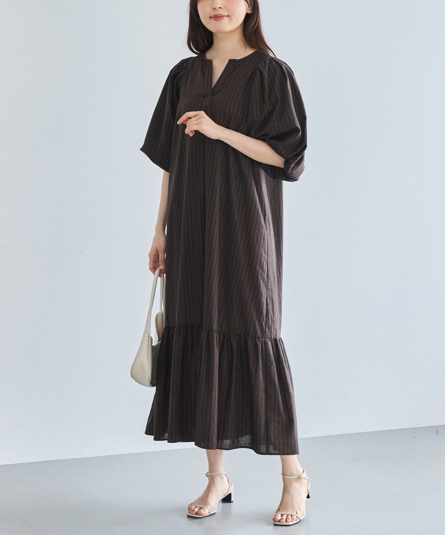 ブラウン　model:160cm 着用サイズ:M