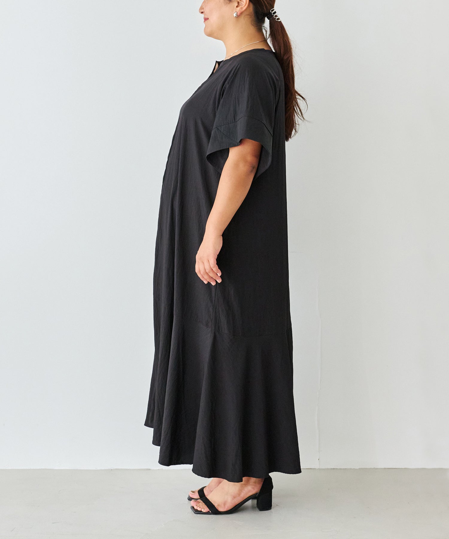 サイド　model:161cm 着用サイズ:3L