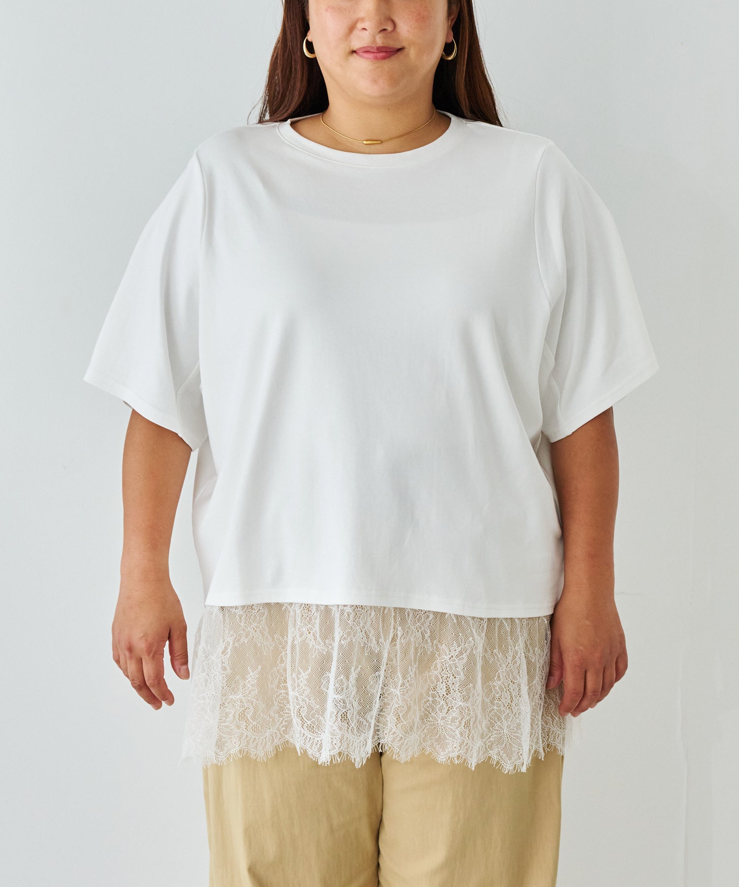 フロント　model:161cm 着用サイズ:3L