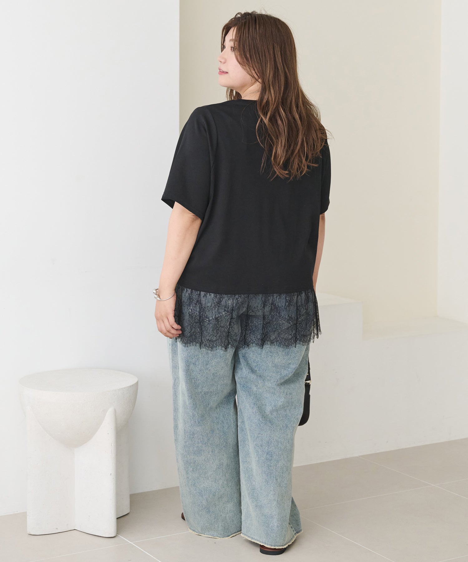 ブラック　model:162cm  着用サイズ:4L