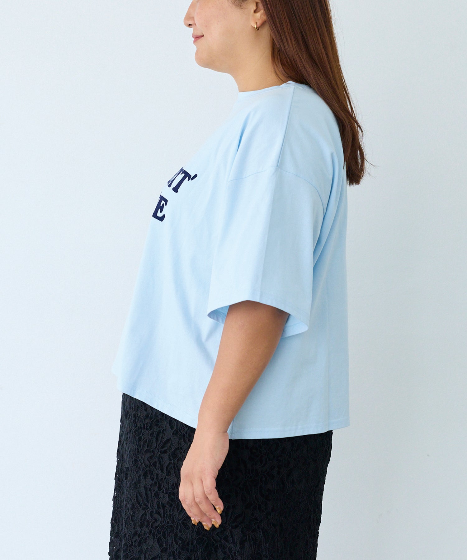 サイド　model:161cm 着用サイズ:3L