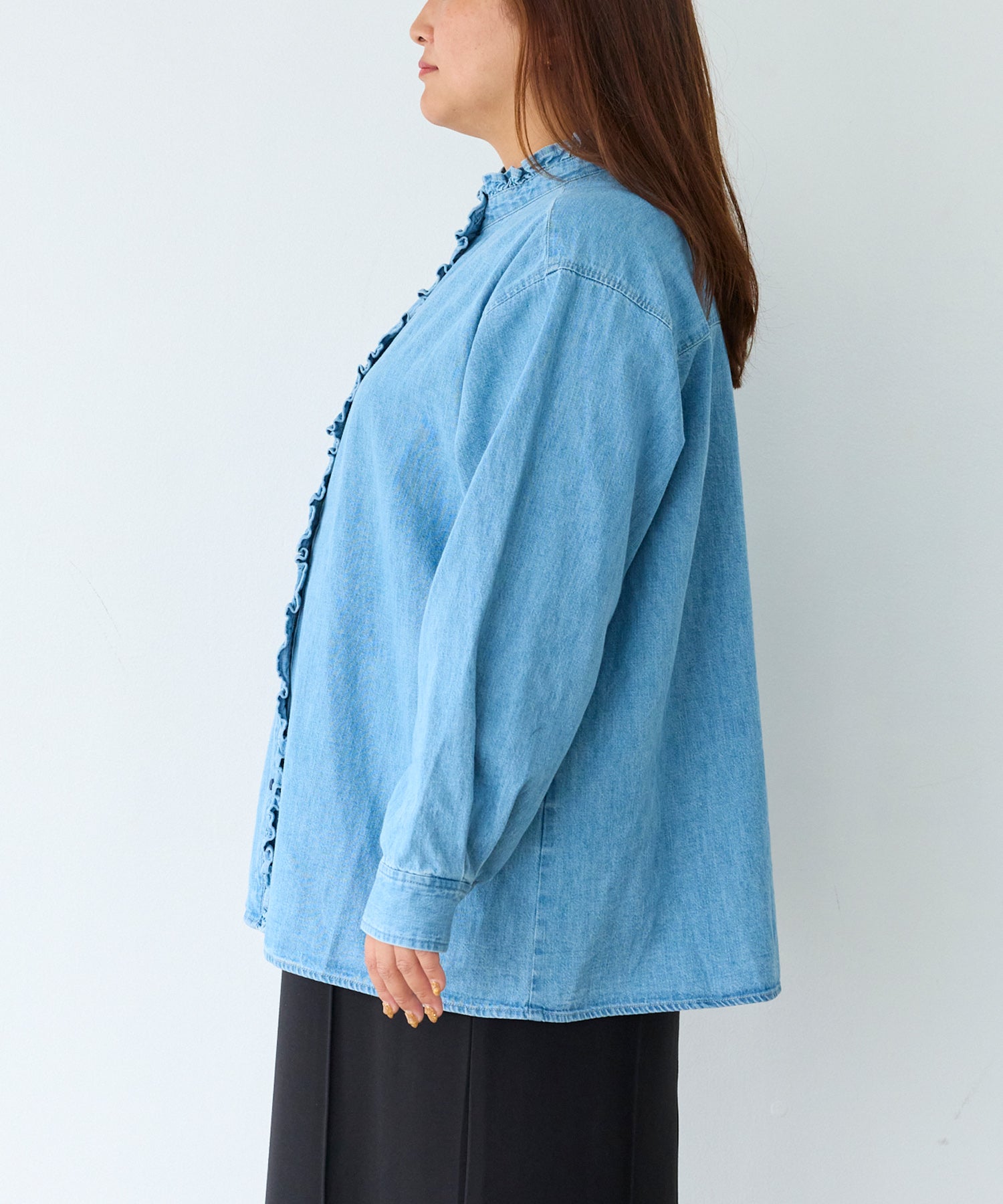 サイド　model:161cm 着用サイズ:3L