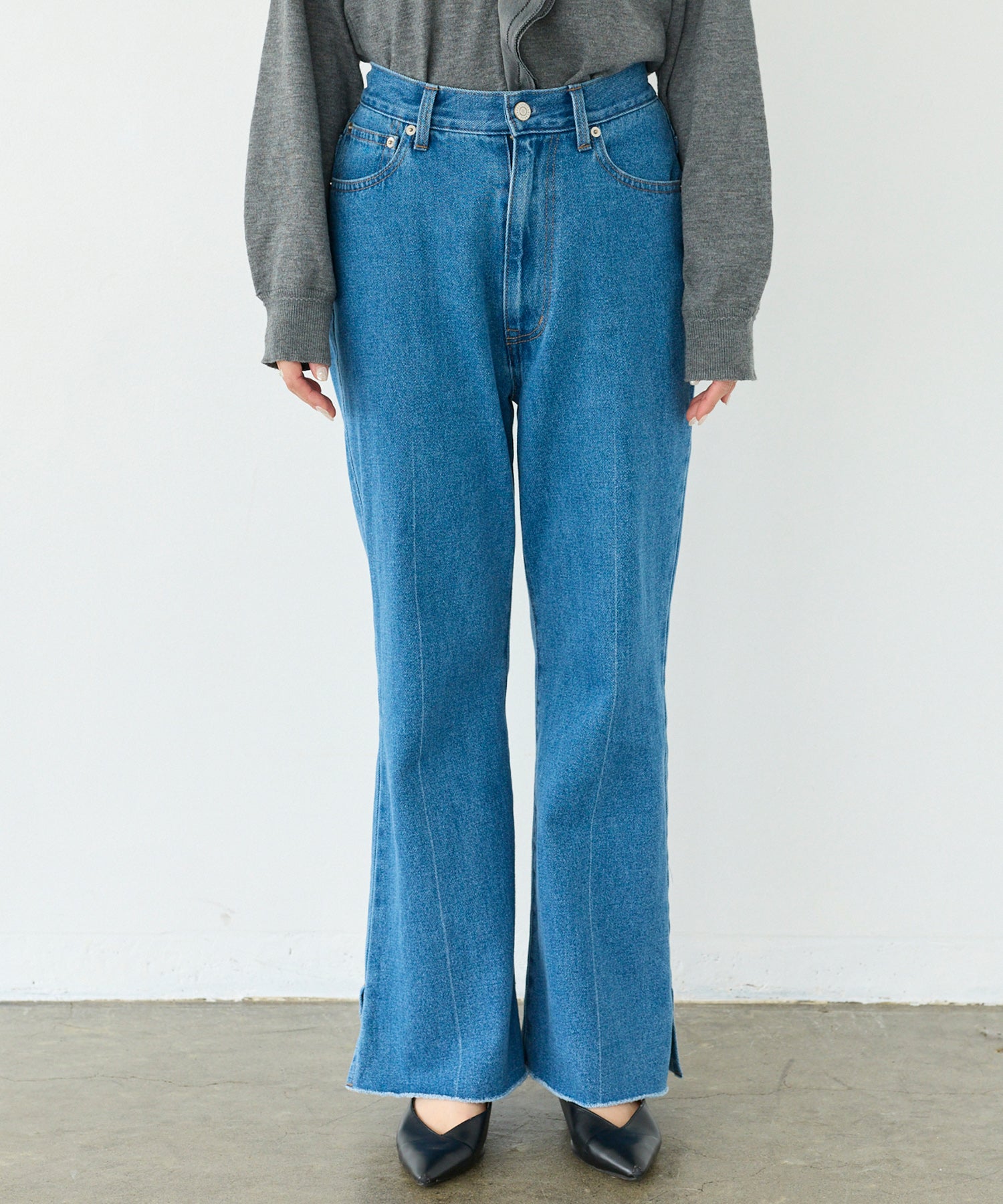 フロント　model:156cm 着用サイズ:M