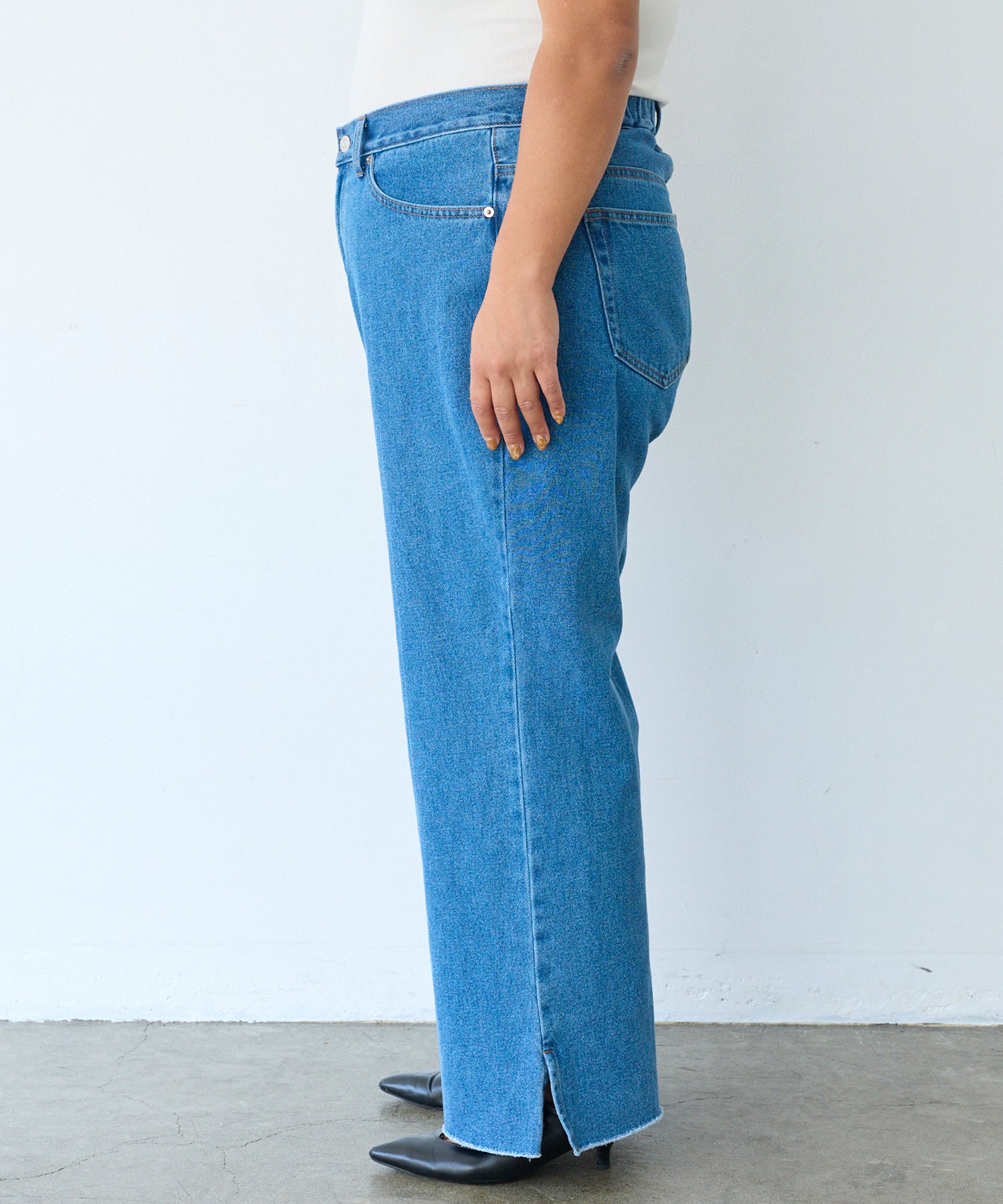 サイド　model:161cm 着用サイズ:3L
