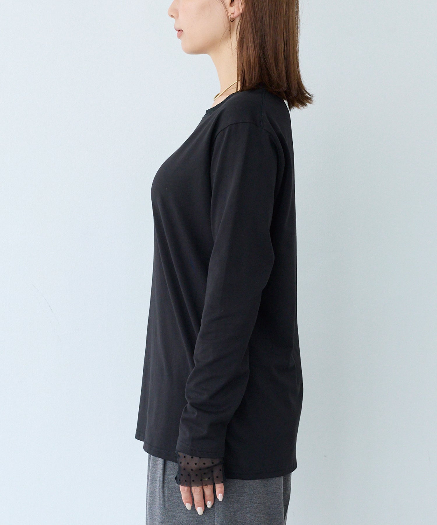 サイド　model:156cm 着用サイズ:M