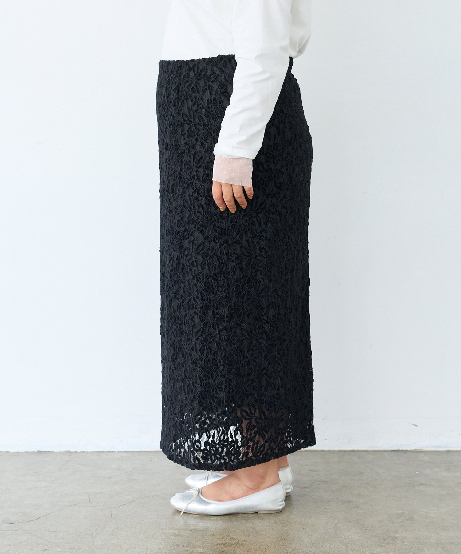 サイド　model:161cm 着用サイズ:4L