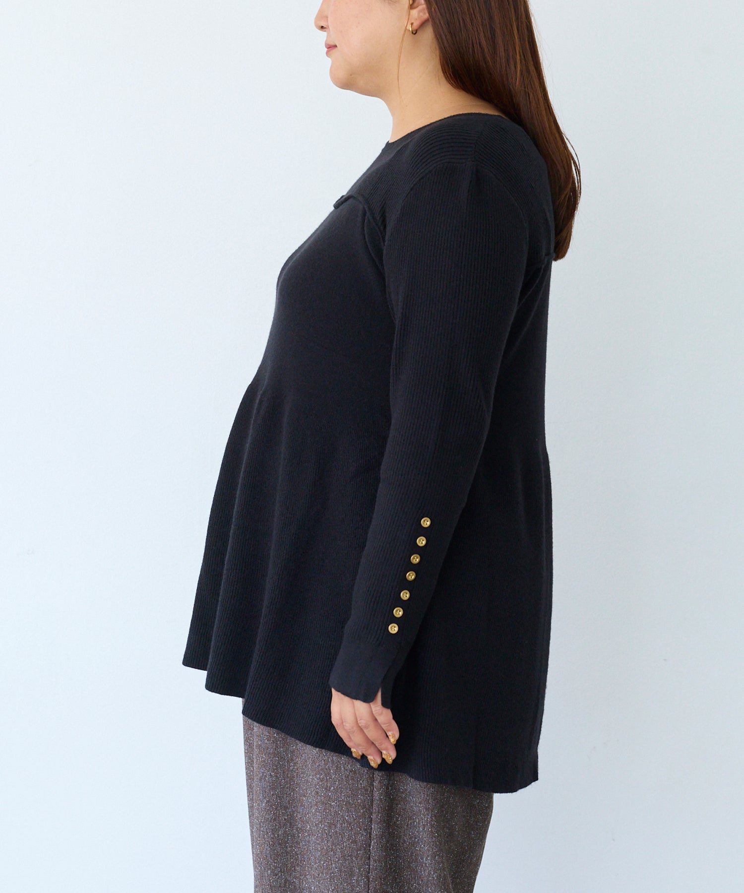 サイド　model:161cm 着用サイズ:3L