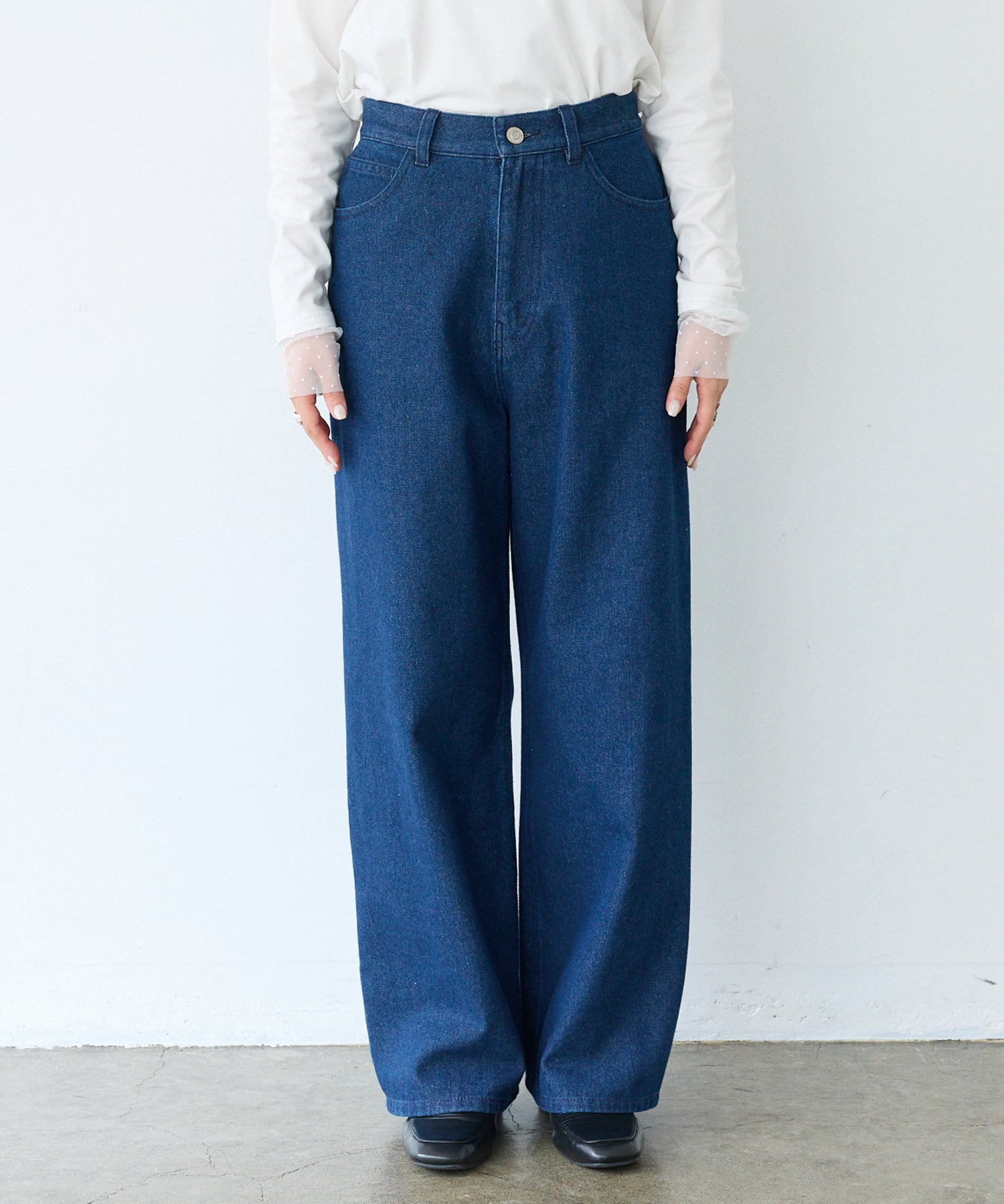 フロント　model:156cm 着用サイズ:M
