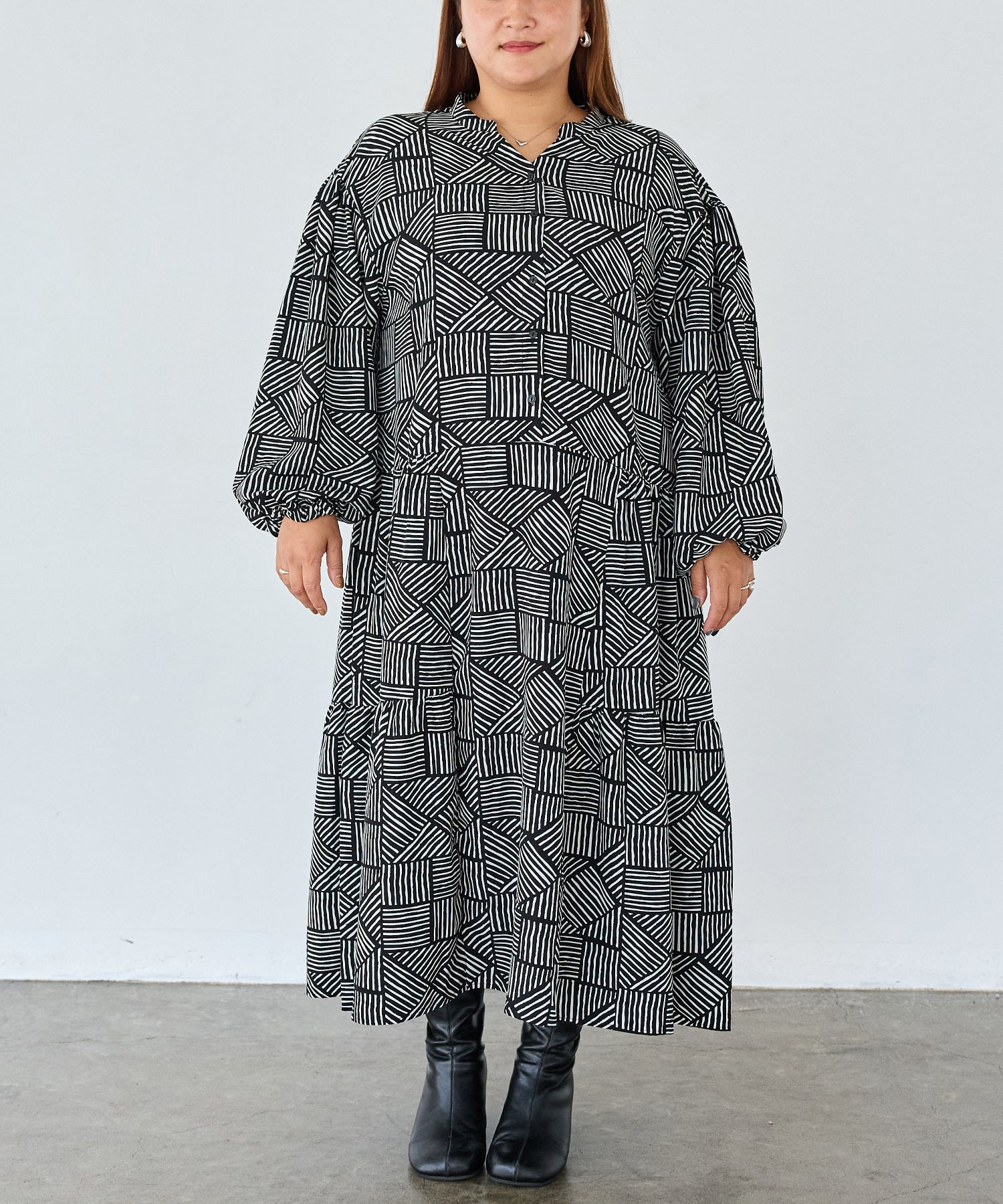 フロント　model:161cm 着用サイズ:3L