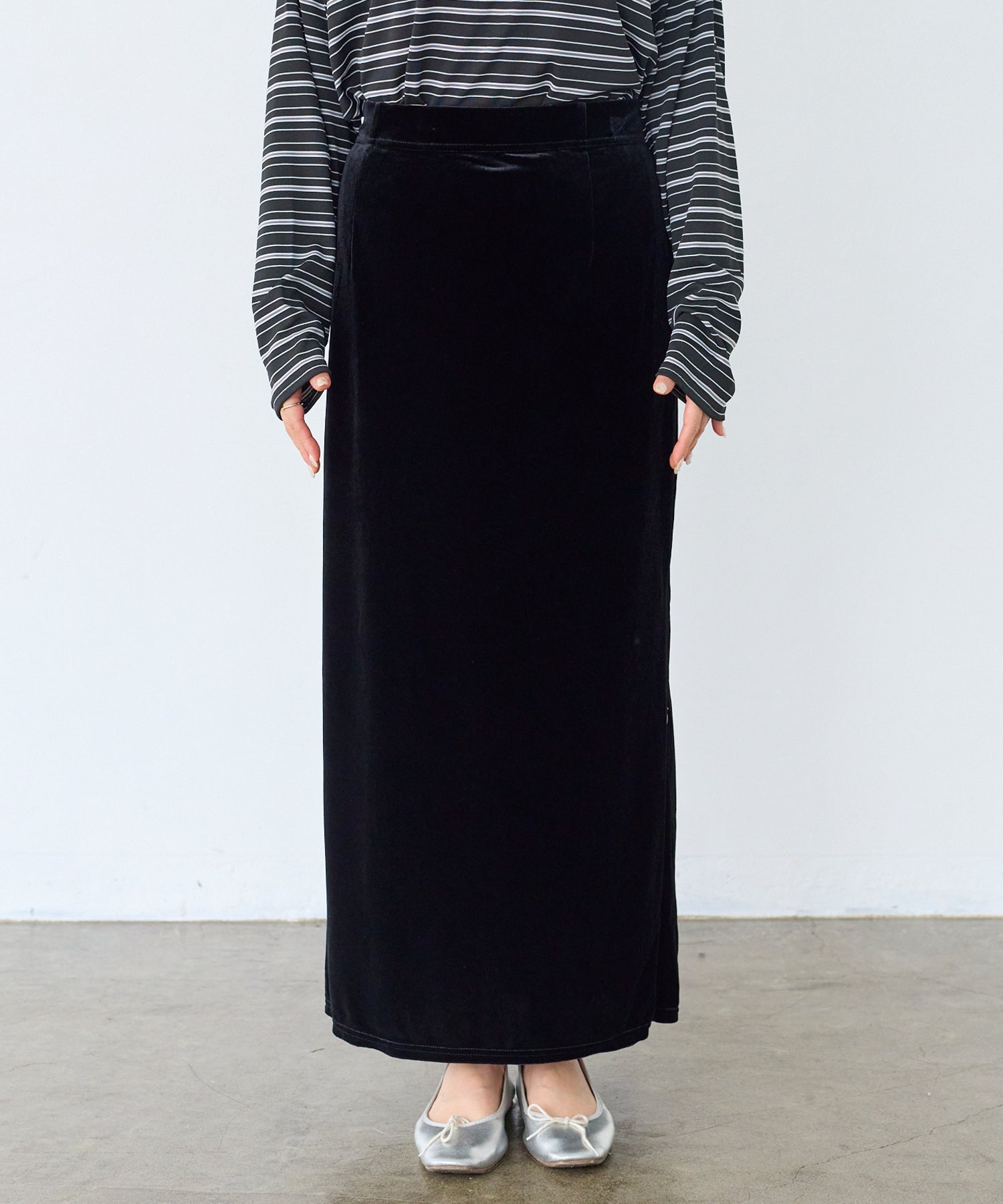 フロント　model:156cm 着用サイズ:M