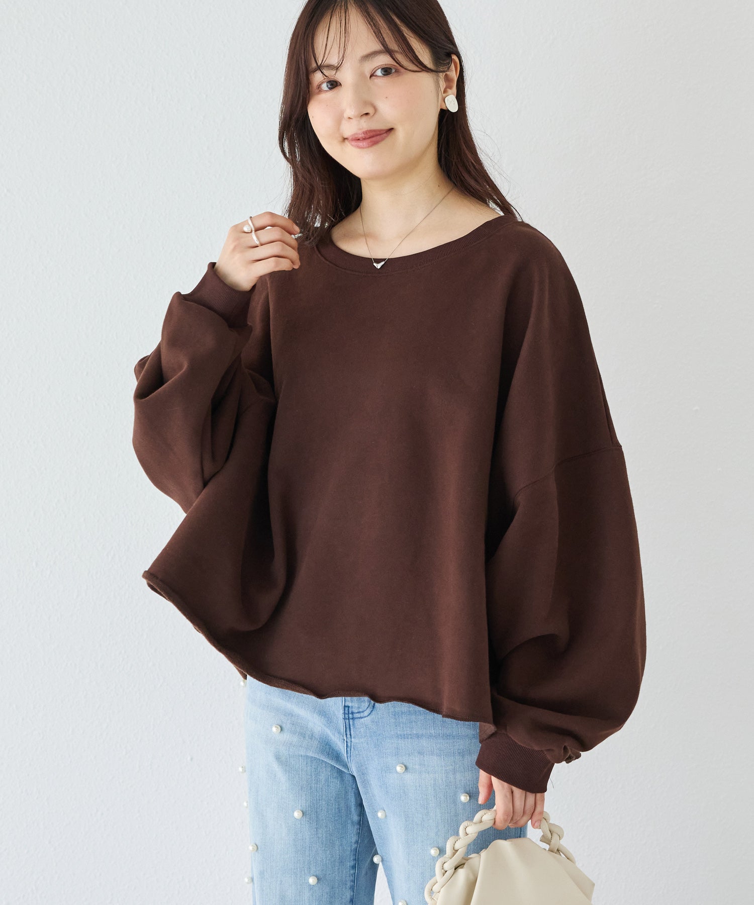 ブラウン　model:162cm 着用サイズ:F
