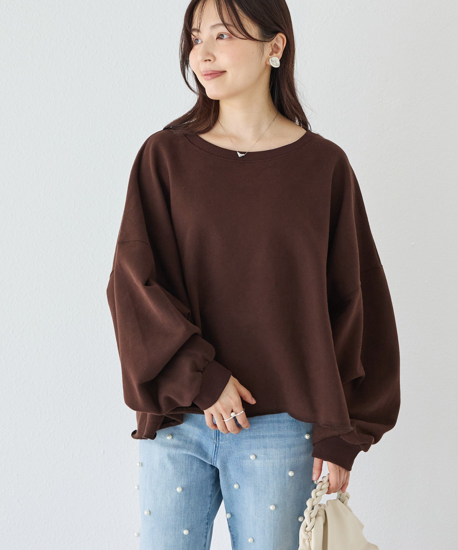 ブラウン　model:162cm 着用サイズ:F