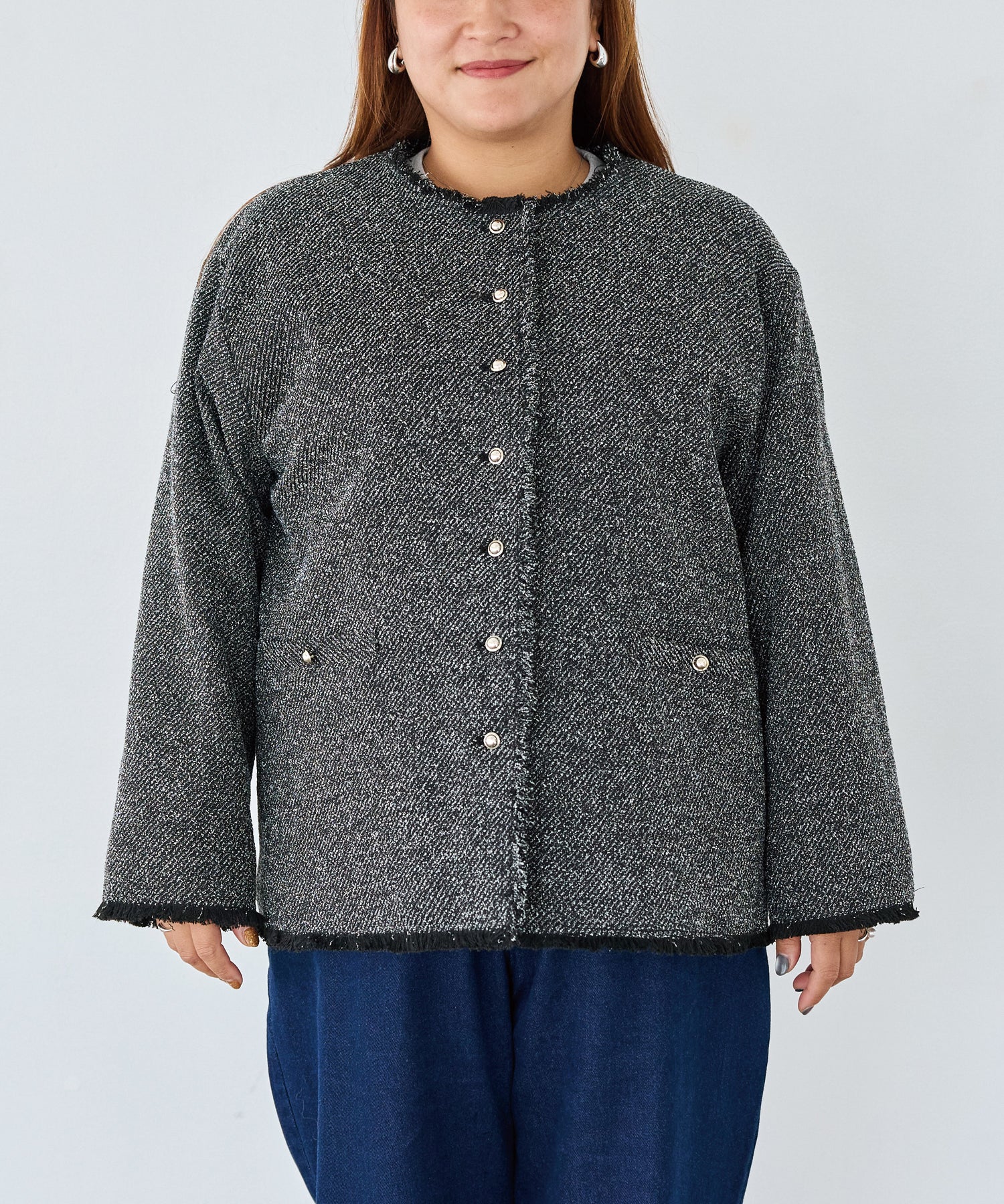 フロント　model:161cm 着用サイズ:3L