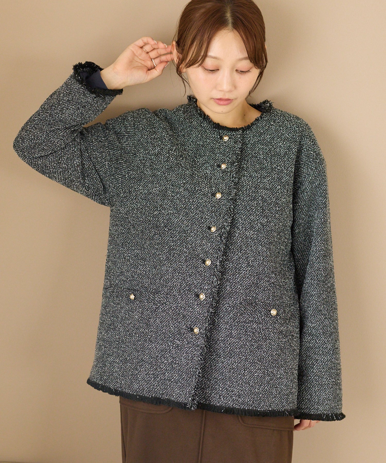 スミクロ　model:156cm 着用サイズ:M