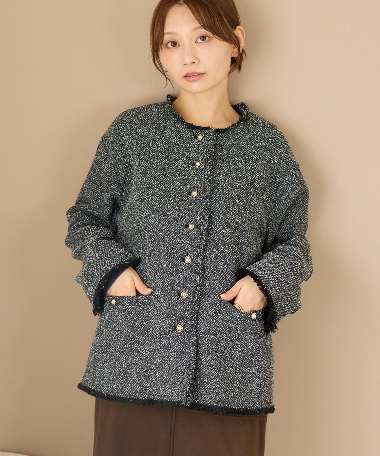 スミクロ　model:156cm 着用サイズ:M