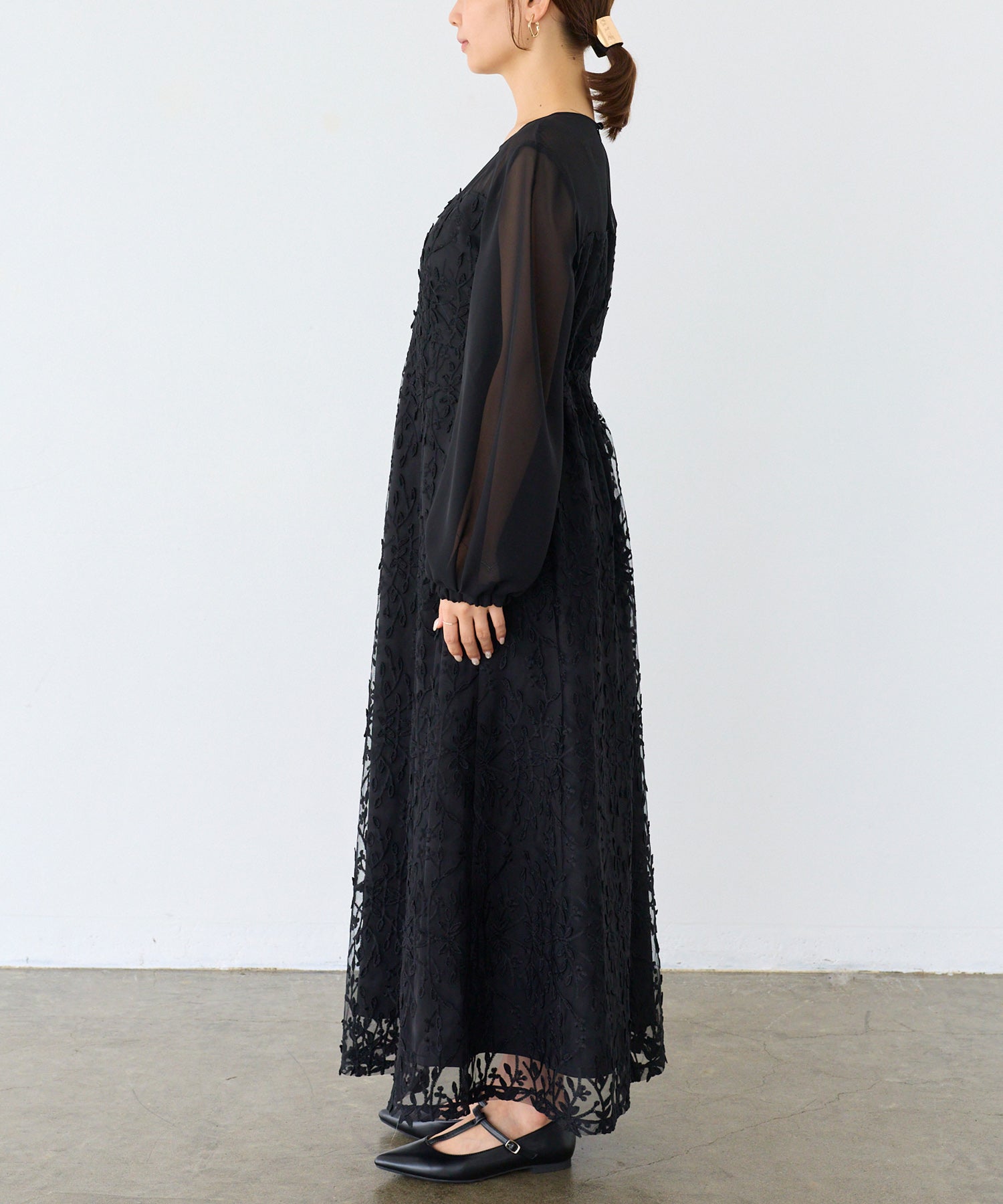 サイド　model:156cm 着用サイズ:M