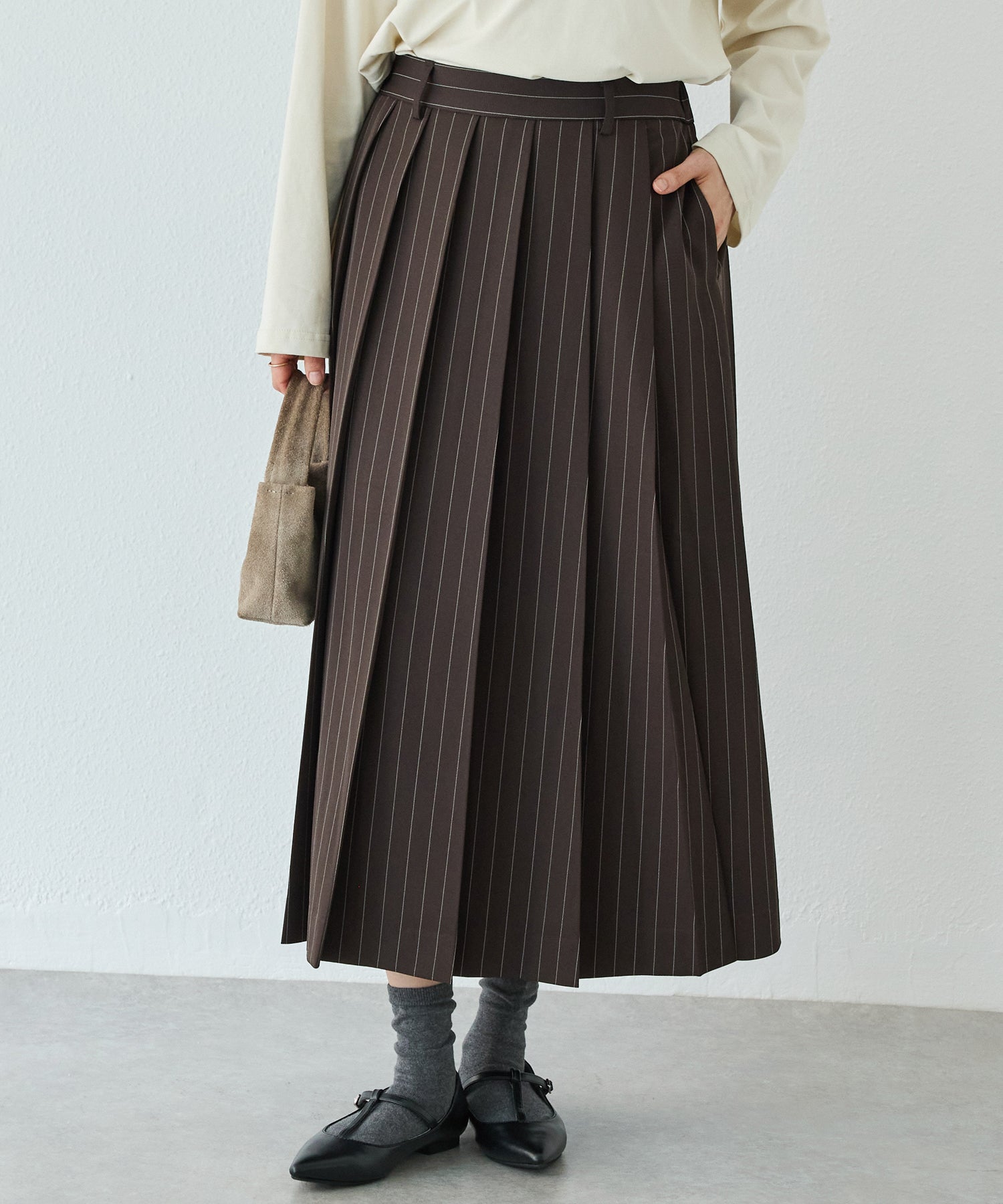 ダークブラウン　model:162cm 着用サイズ:M