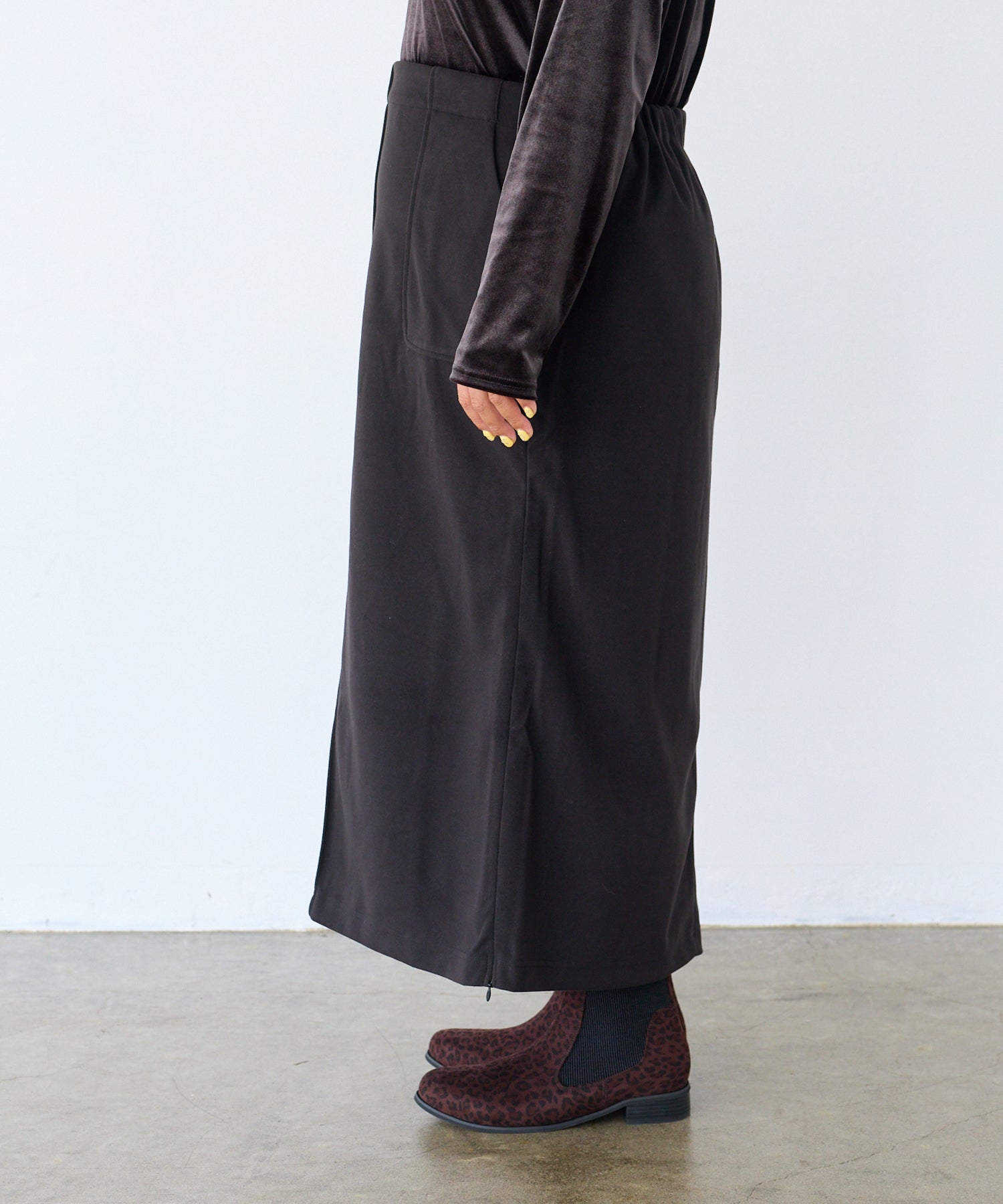 サイド　model:161cm 着用サイズ:3L