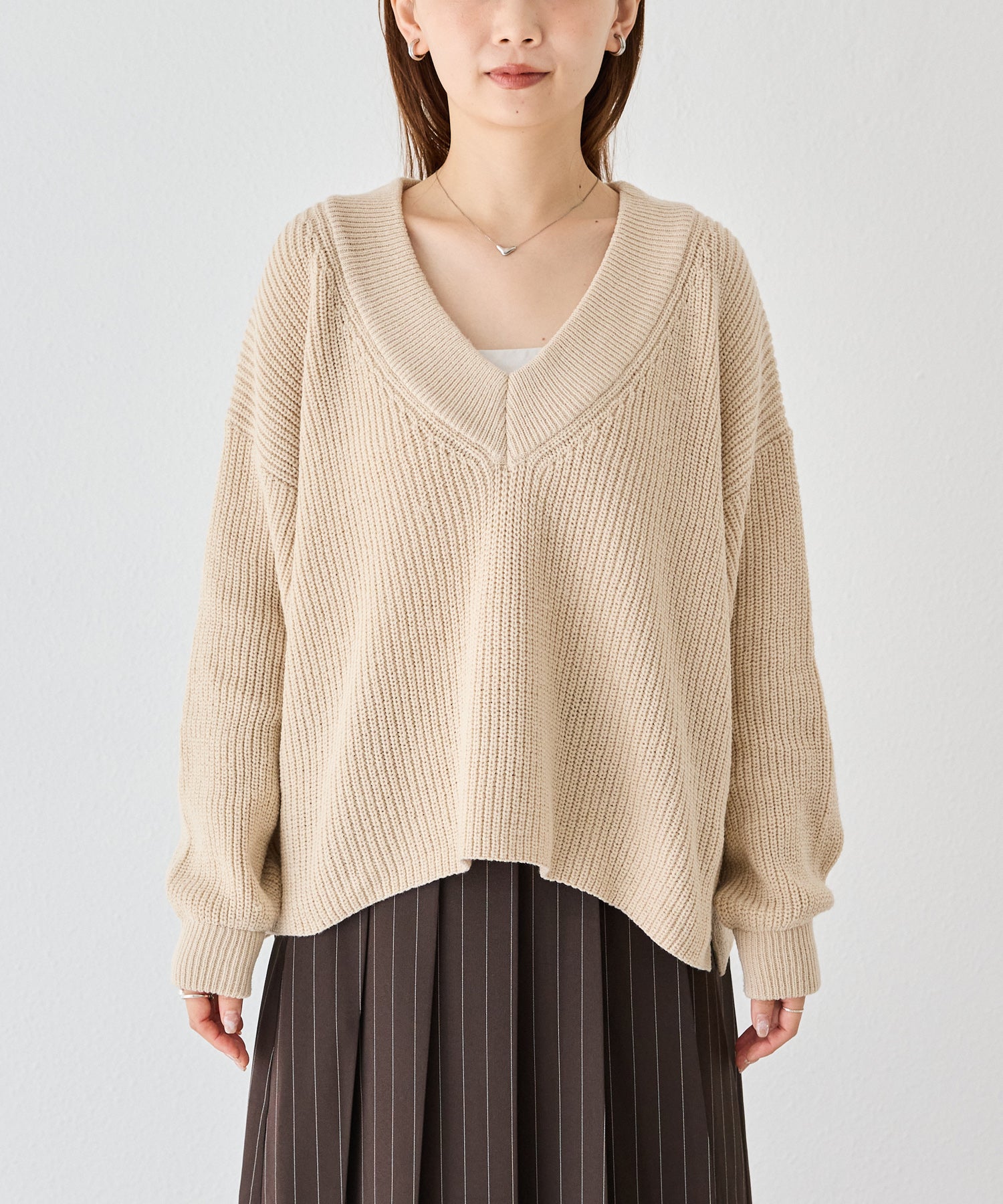 フロント　model:156cm 着用サイズ:F