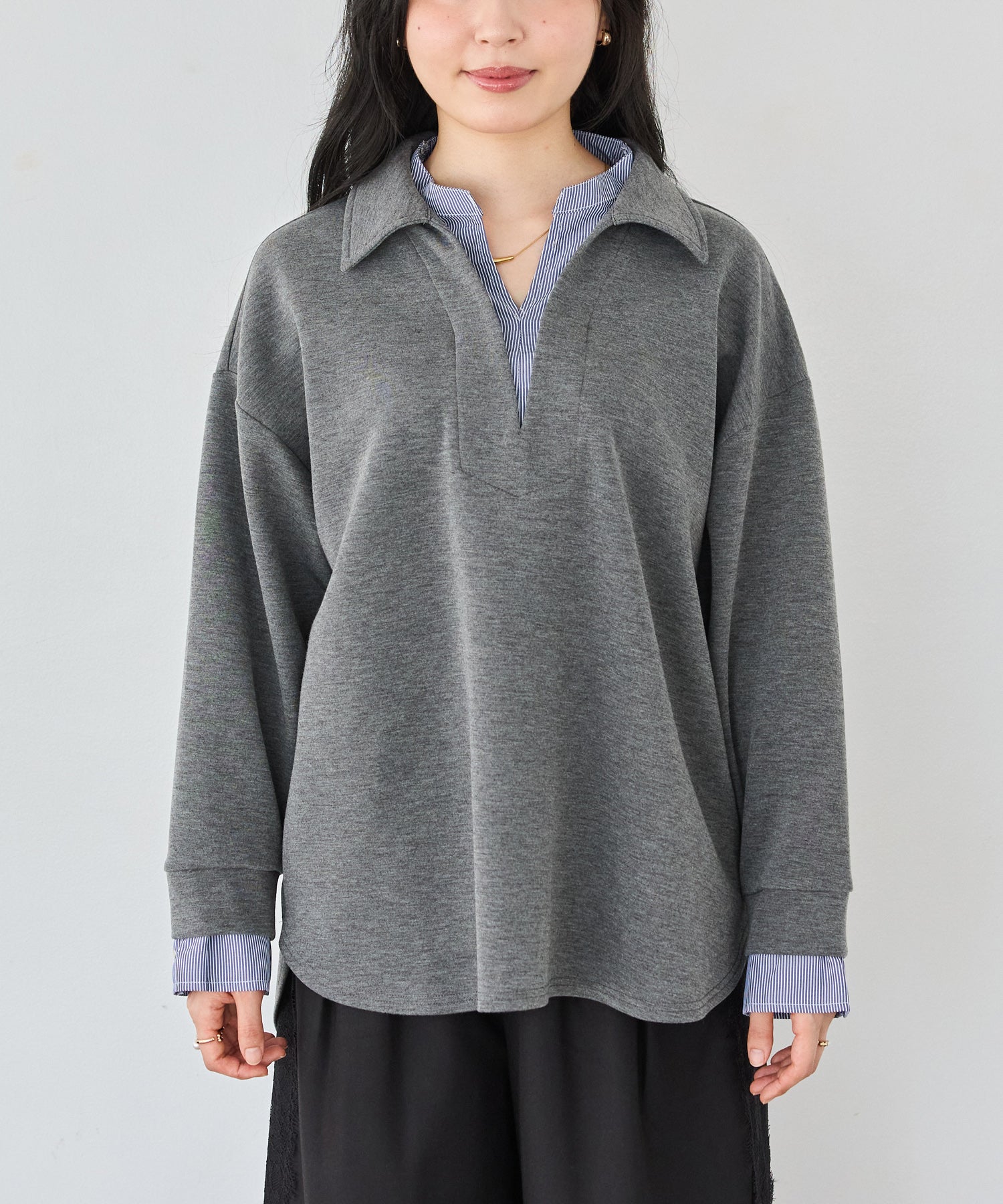 フロント　model:162cm 着用サイズ:M