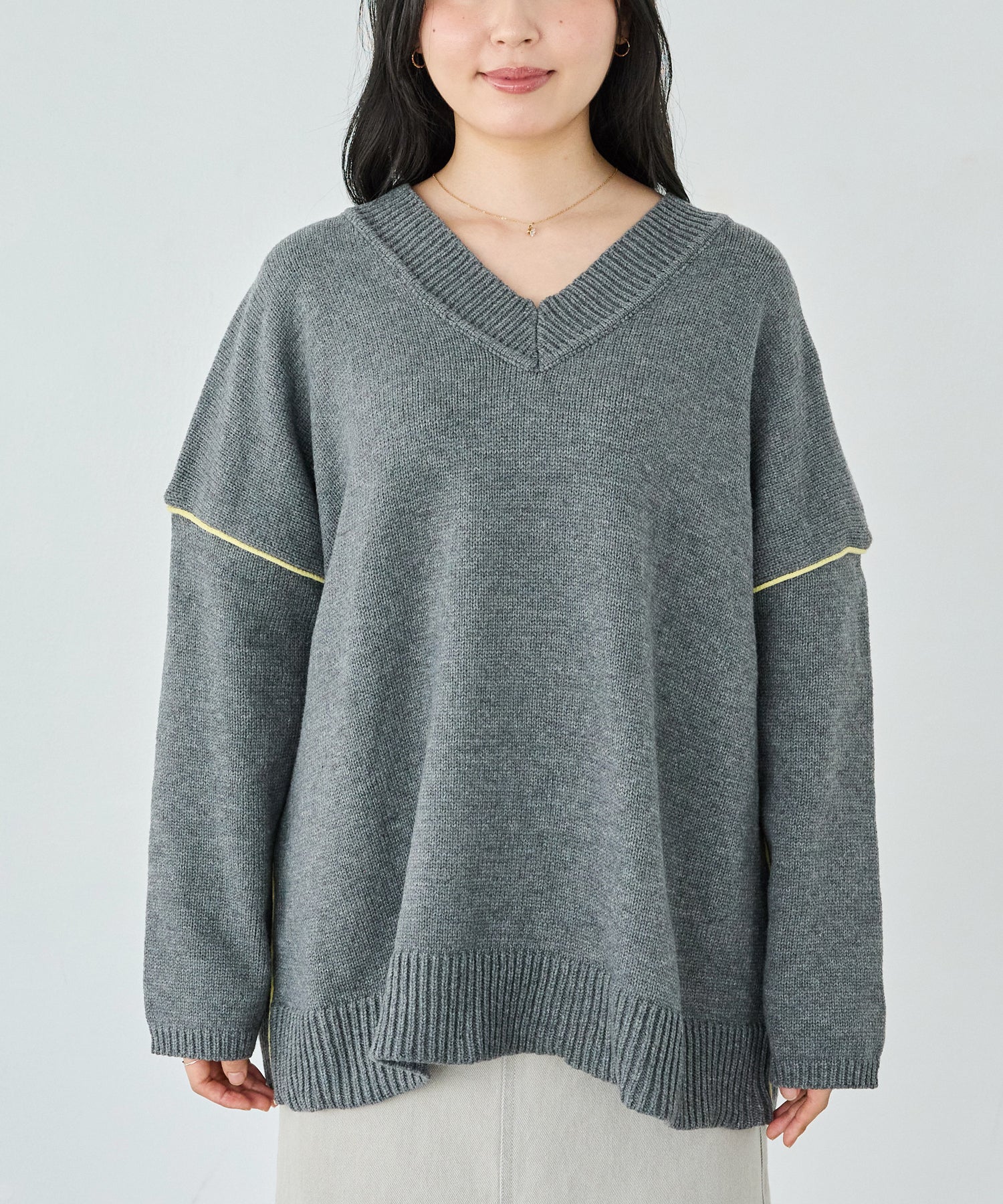 フロント　model:162cm 着用サイズ:F