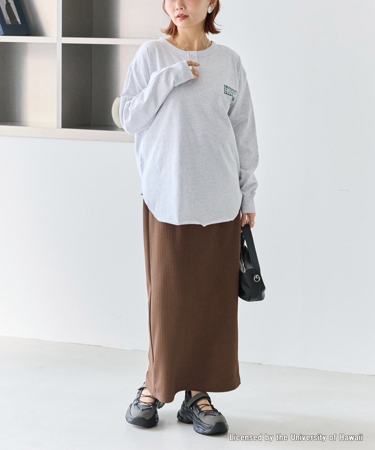 【ゆったり甲高】厚底 メリージェーンスニーカー