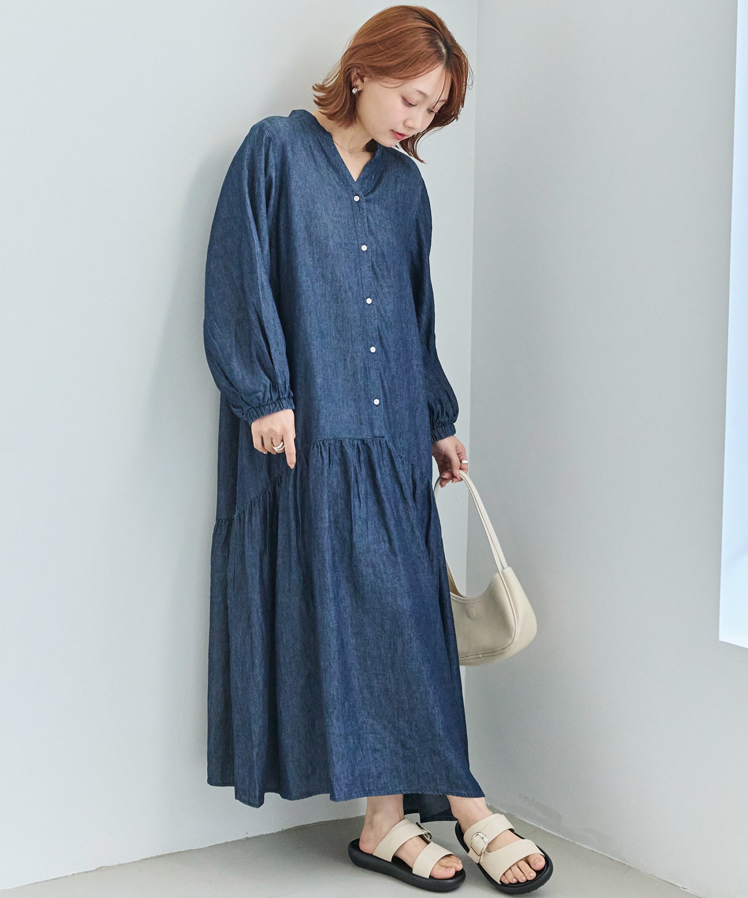 アイボリー着用