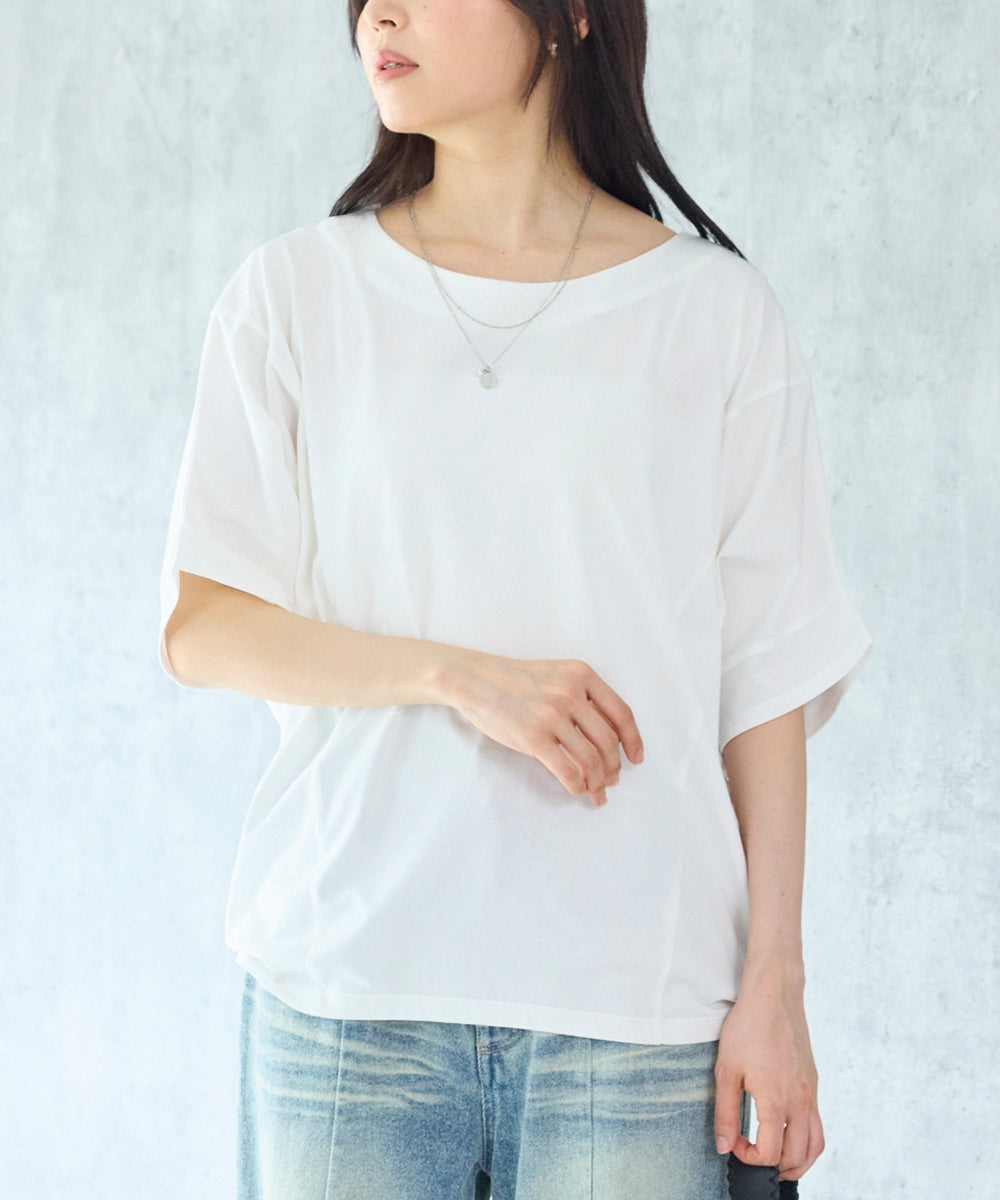 オフホワイト　model:163cm 着用サイズ:M