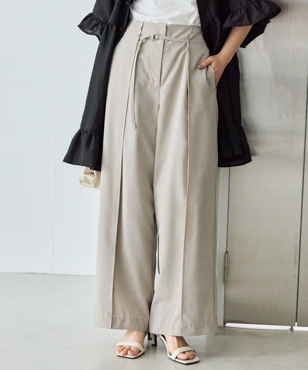 ベージュ　model:156cm 着用サイズ:M