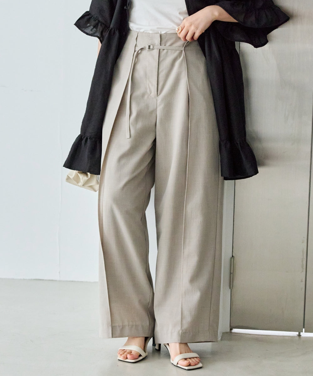 ベージュ　model:156cm 着用サイズ:M