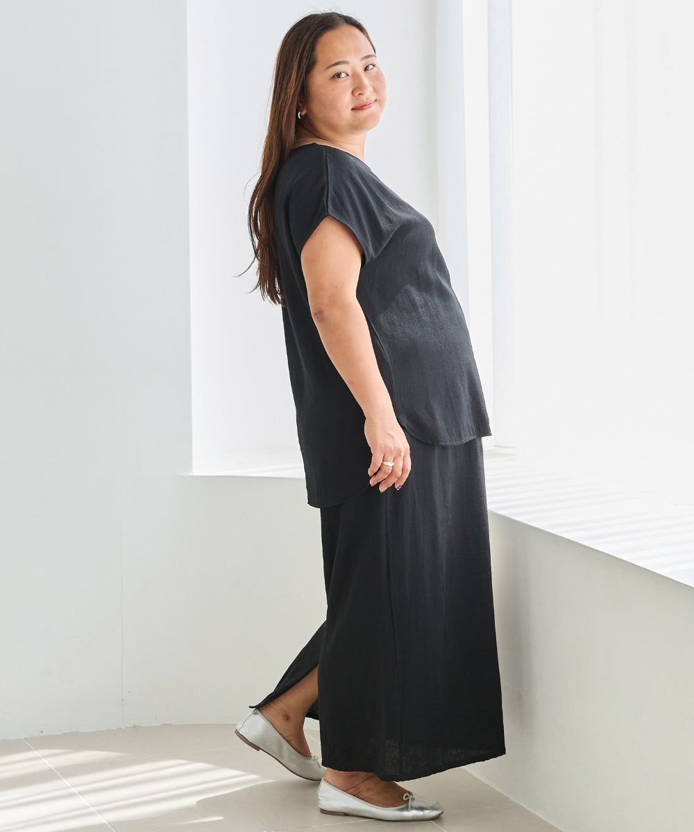 ブラック　model:161cm 着用サイズ:3L