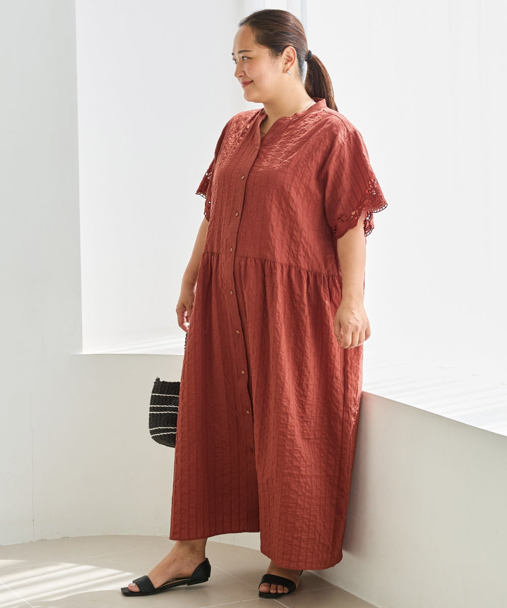 ブラウン　model:161cm 着用サイズ:3L