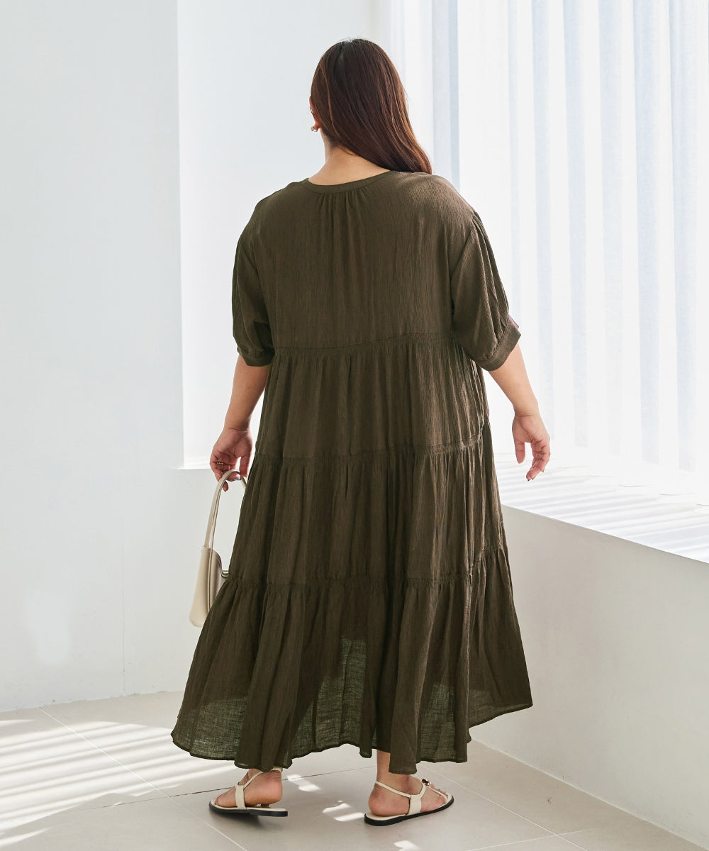 ブラウン　model:161cm 着用サイズ:3L