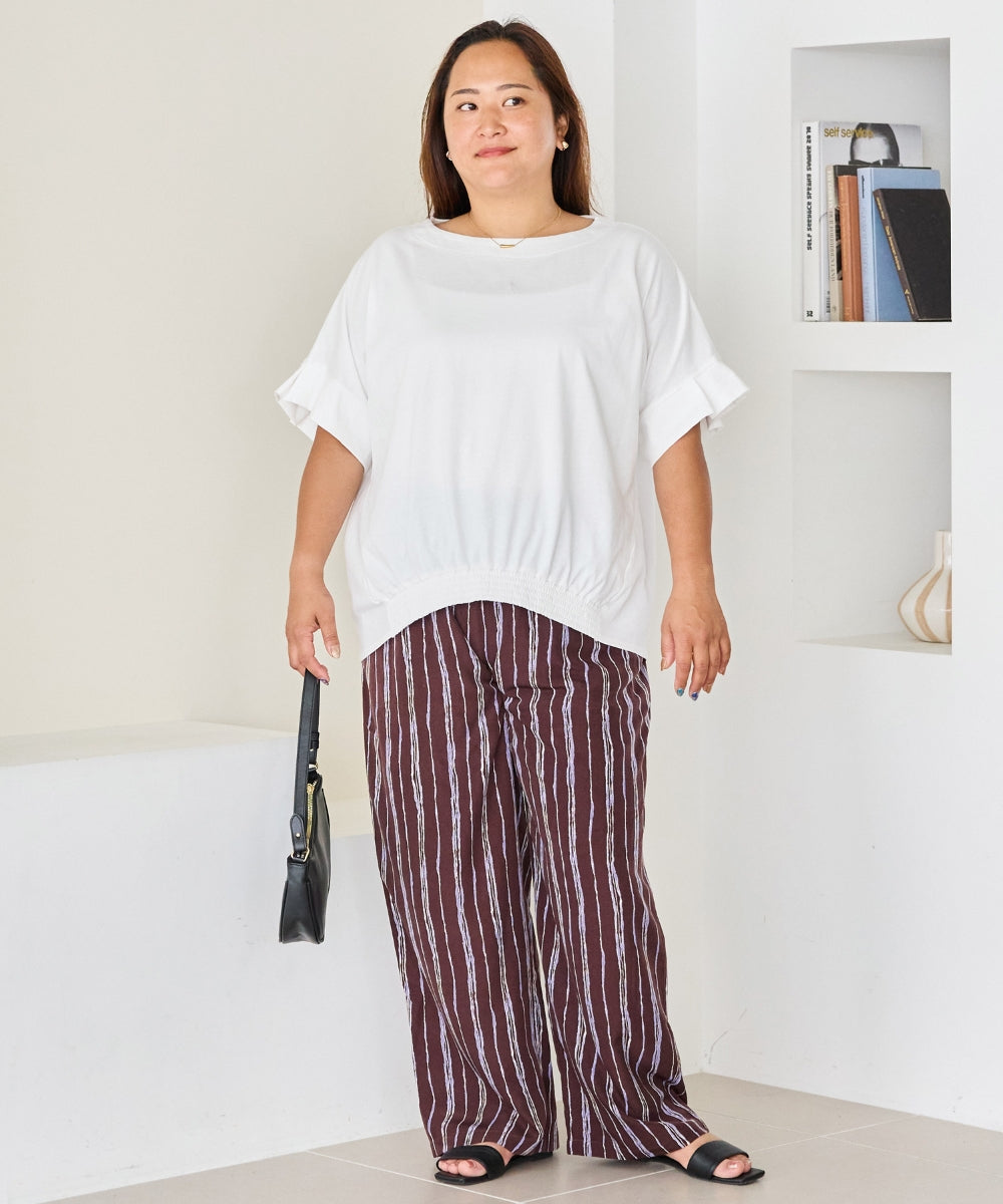 ブラウン　model:161cm 着用サイズ:3L