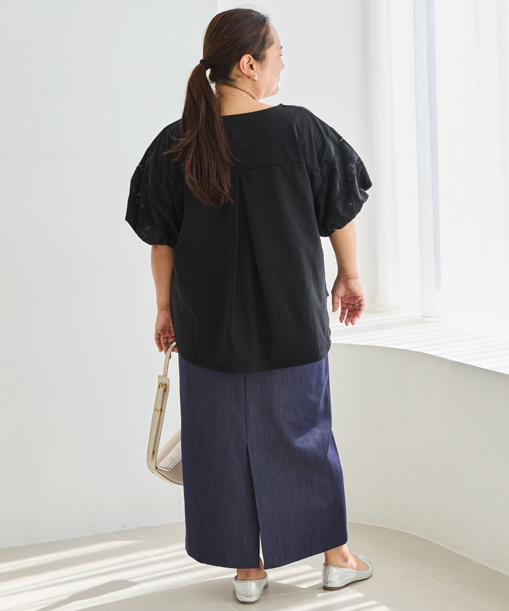 ブラック　model:161cm 着用サイズ:3L