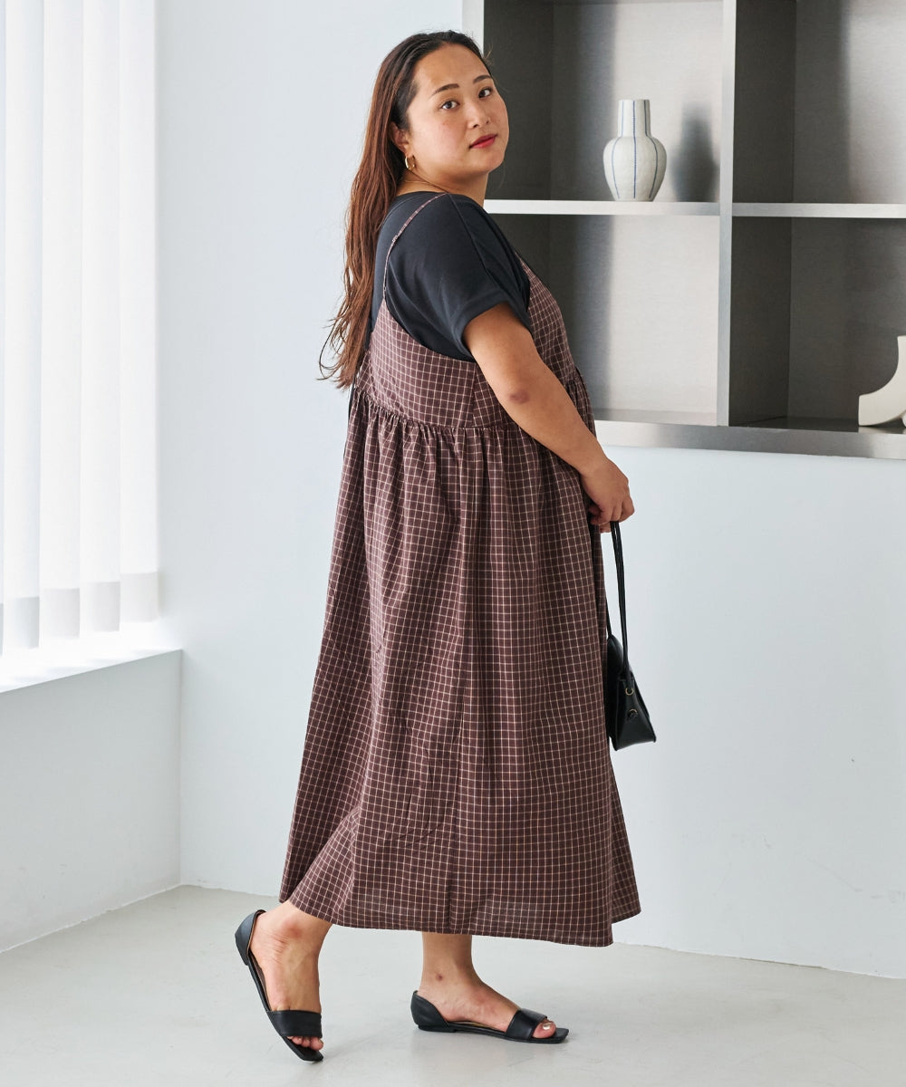 ブラウン　model:161cm 着用サイズ:3L