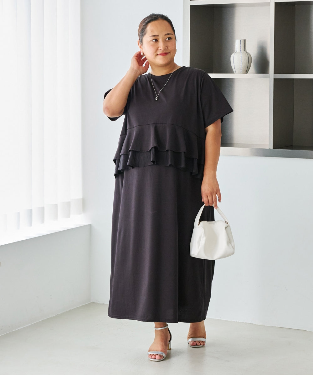 ブラック　model:161cm 着用サイズ:3L