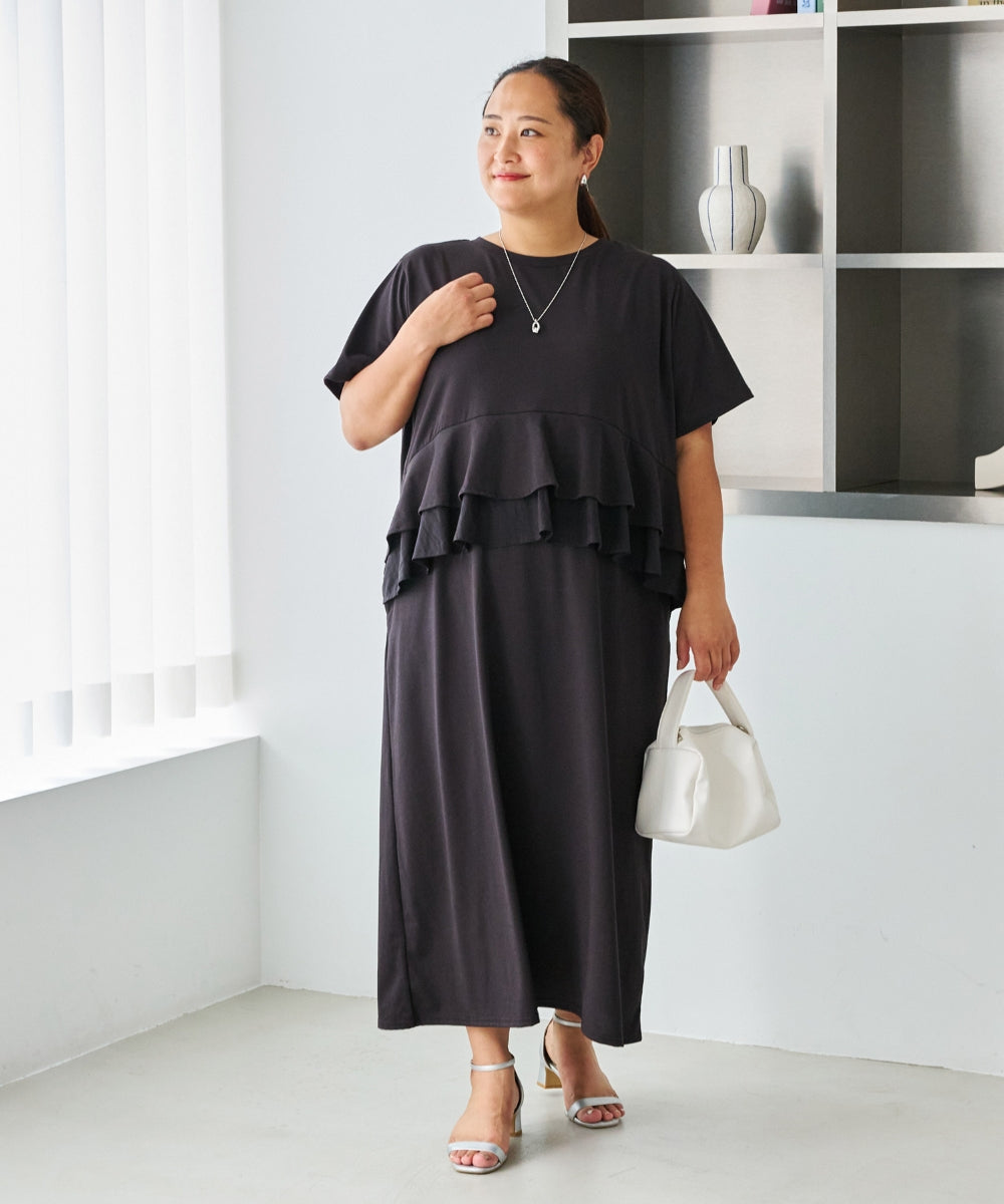ブラック　model:161cm 着用サイズ:3L