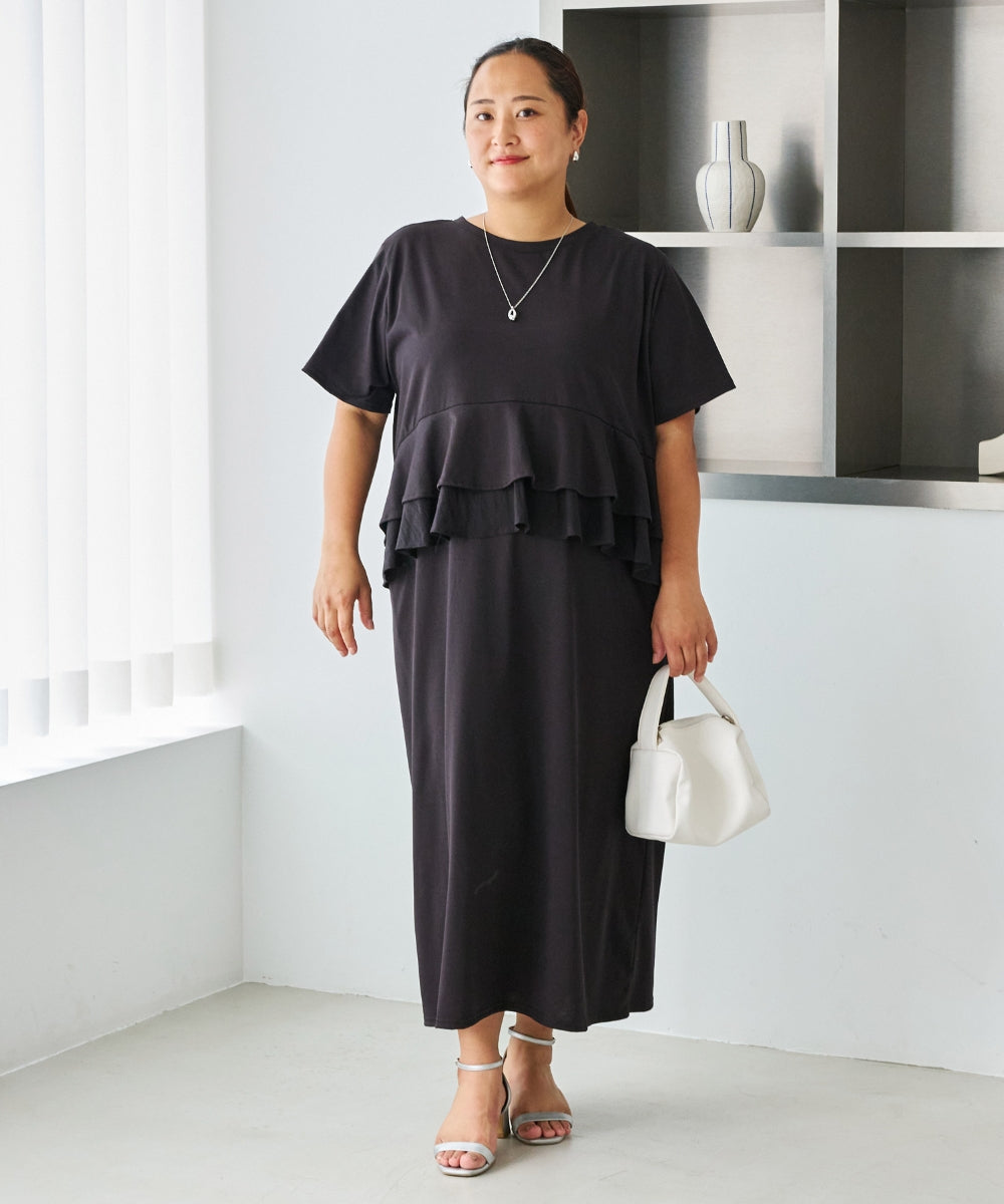 ブラック　model:161cm 着用サイズ:3L