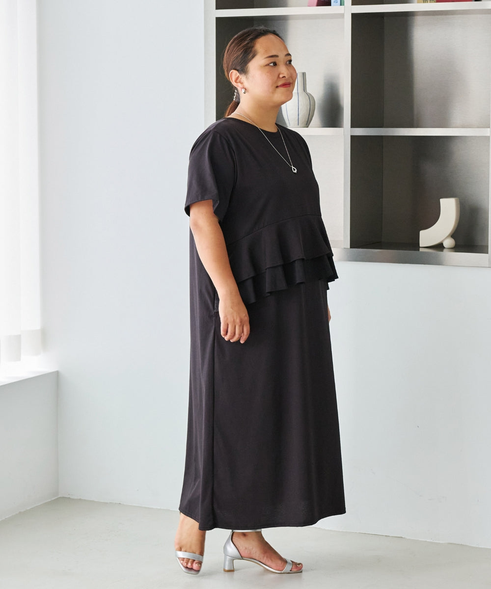 ブラック　model:161cm 着用サイズ:3L