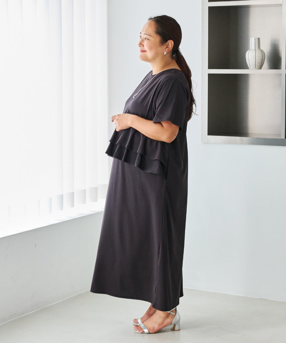 ブラック　model:161cm 着用サイズ:3L