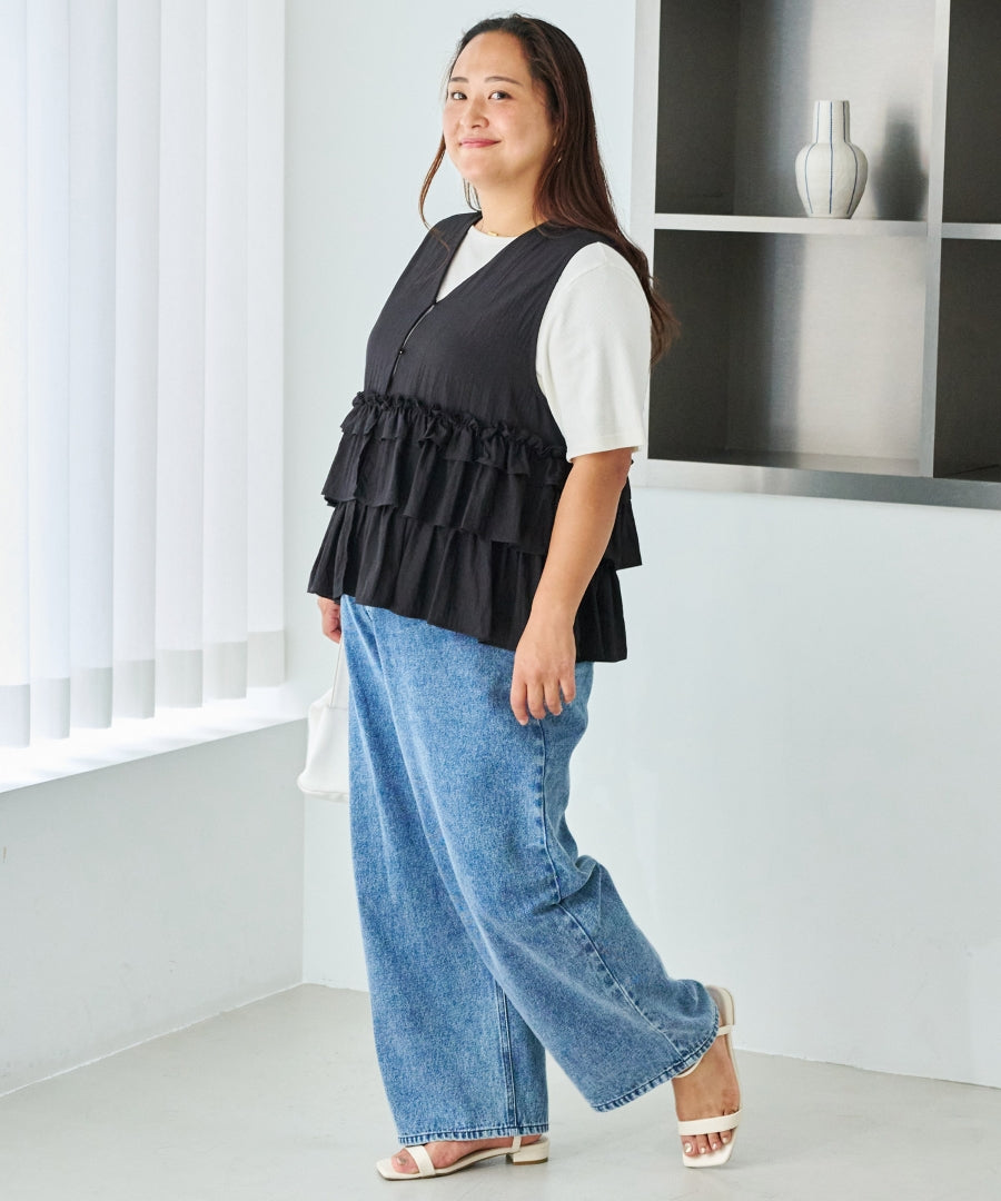 ブラック　model:161cm 着用サイズ:3L