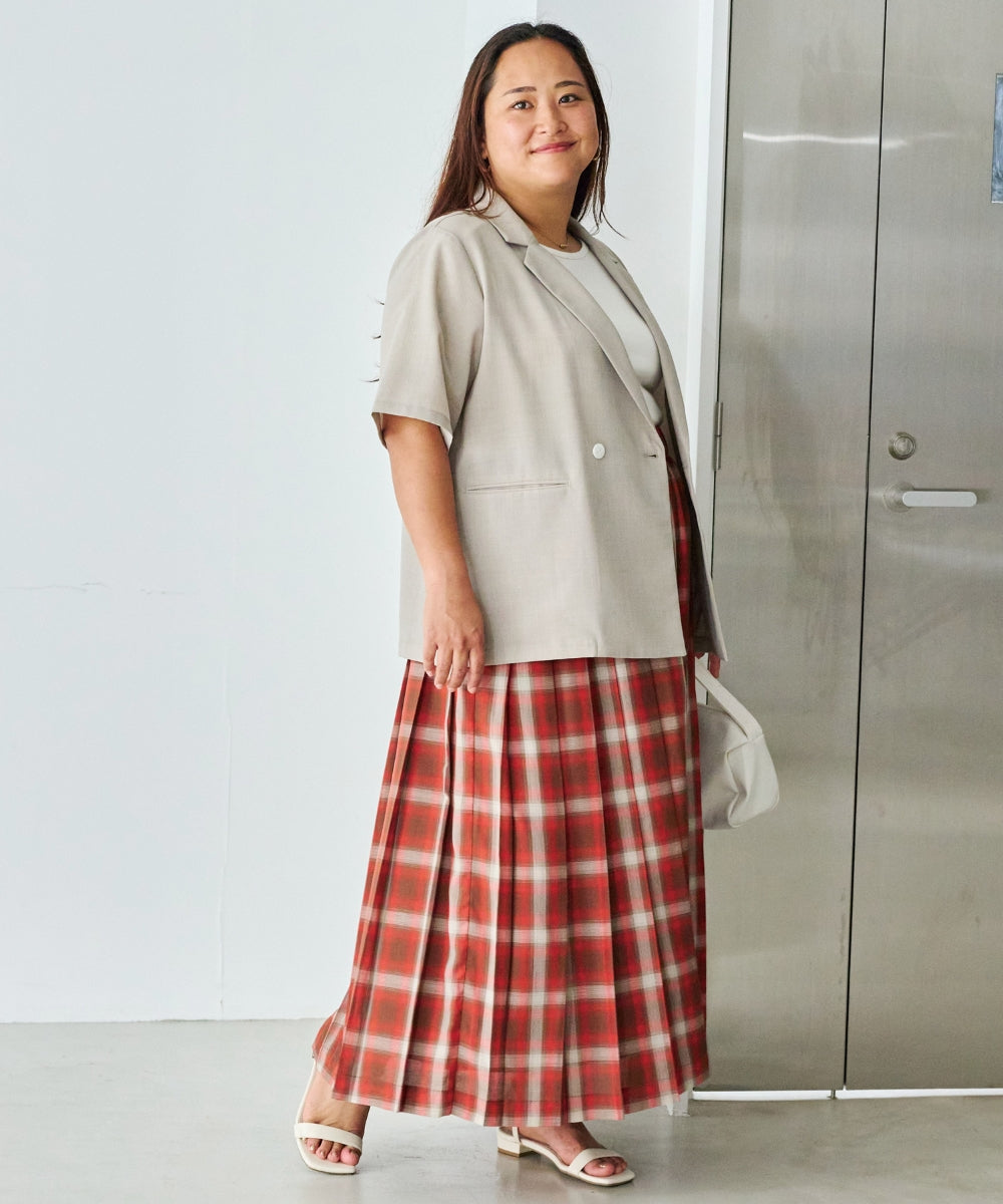 ブラウン　model:161cm 着用サイズ:3L