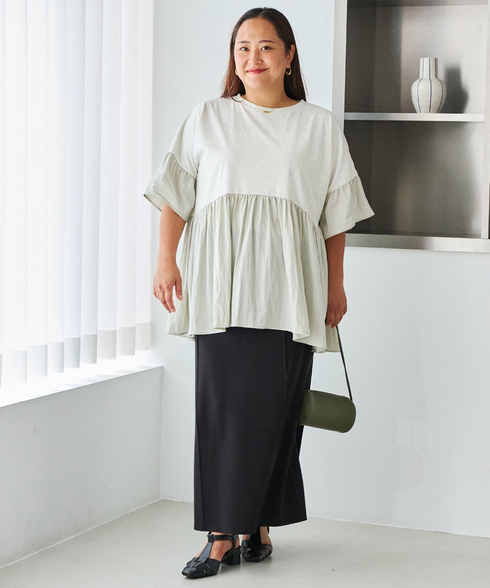 グレー　model:161cm 着用サイズ:3L