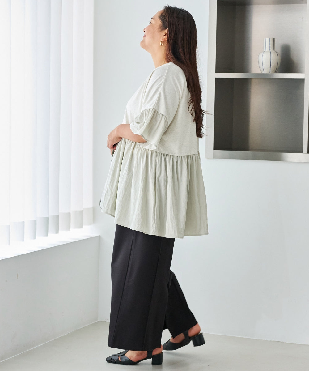 グレー　model:161cm 着用サイズ:3L