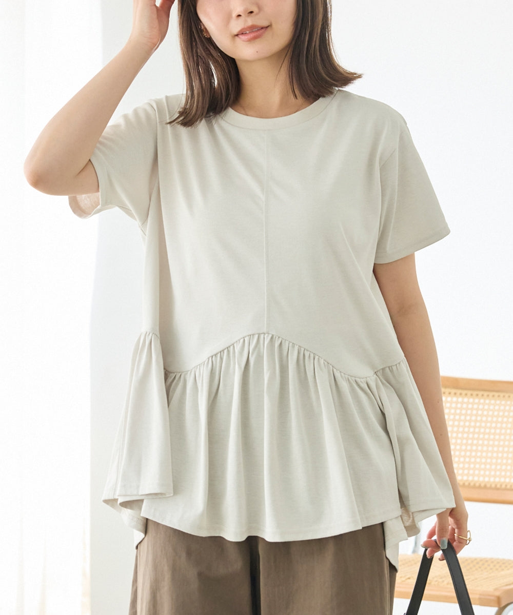 オフベージュ　model:156cm 着用サイズ:M